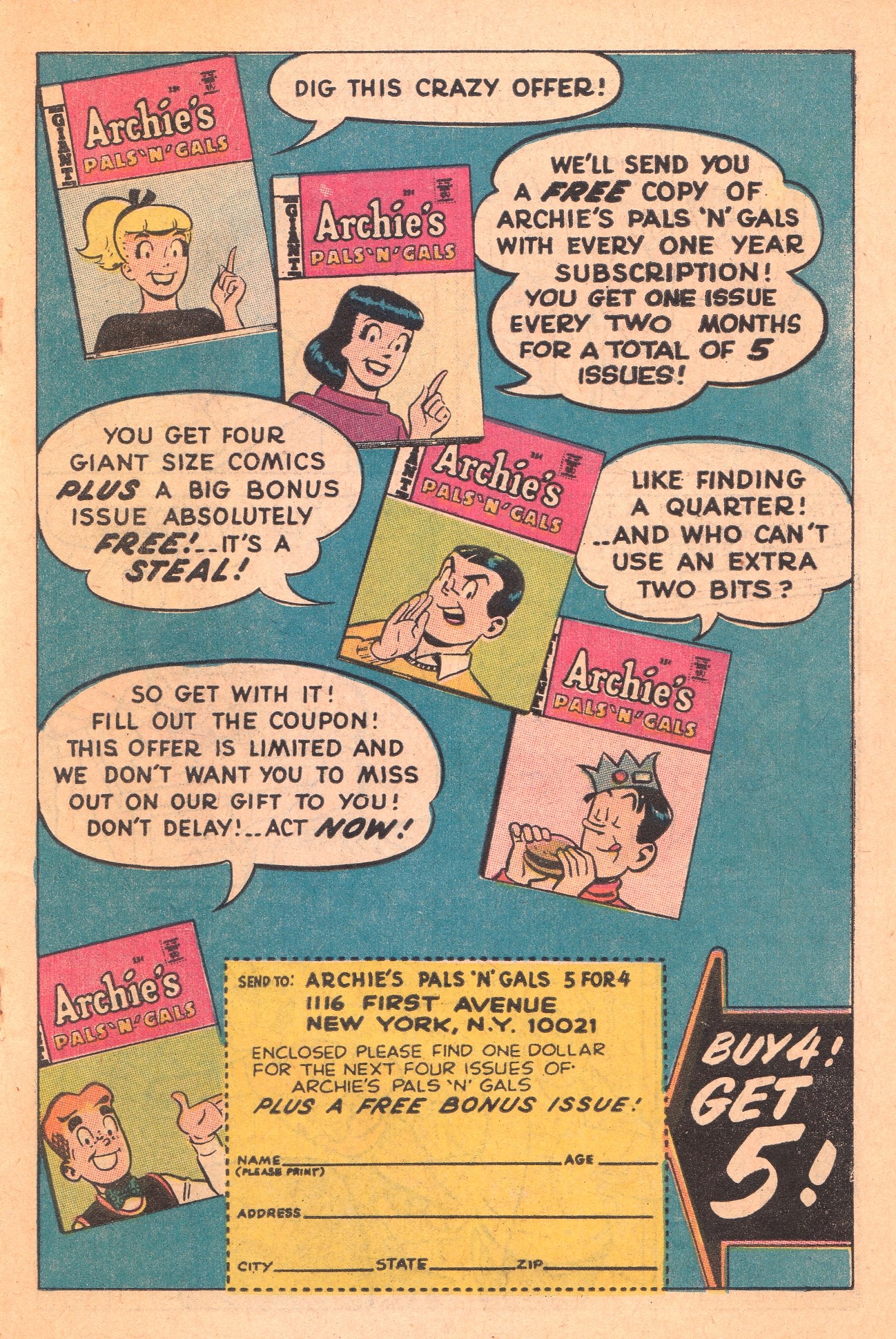 Read online Reggie and Me (1966) comic -  Issue #34 - 19