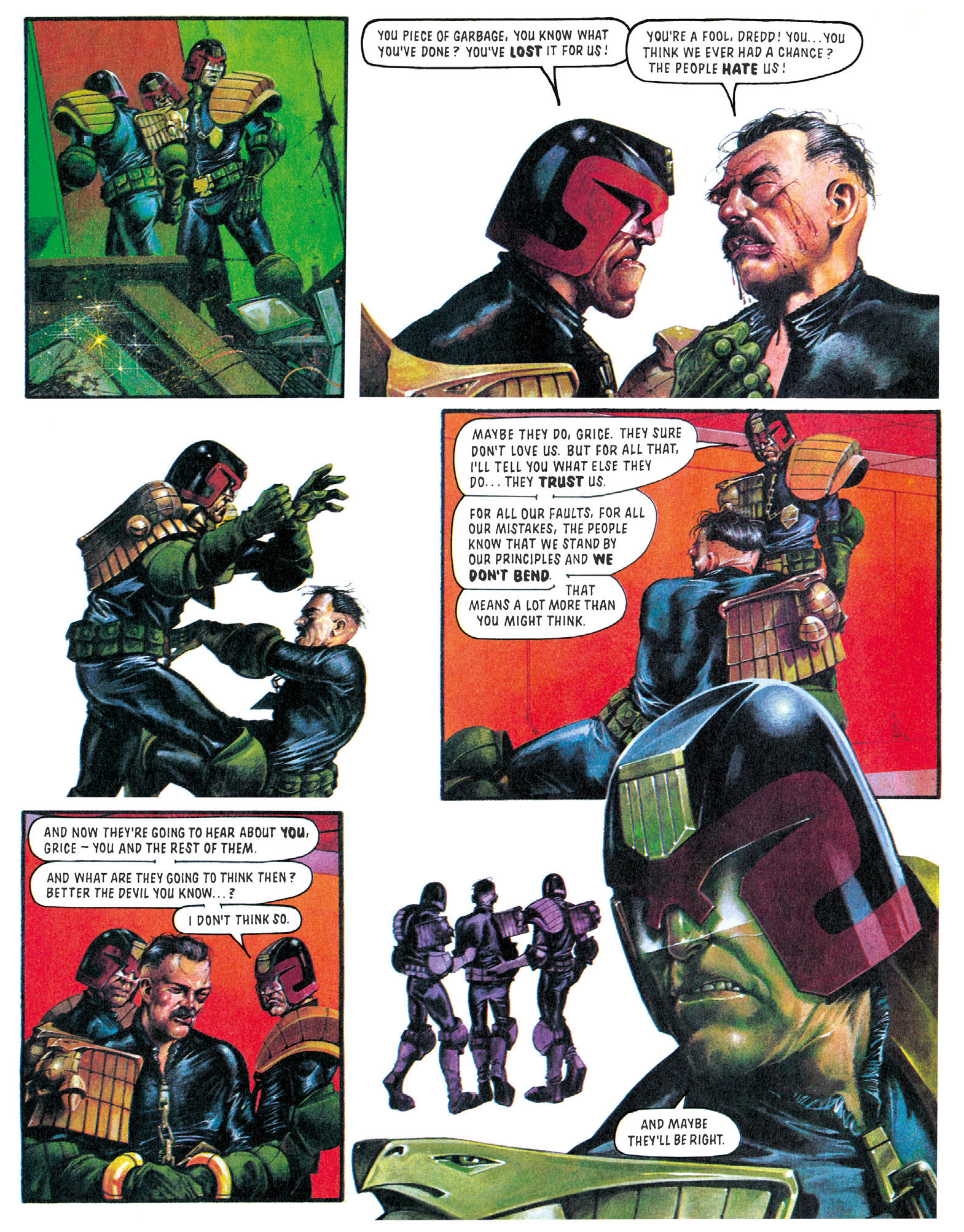 Read online Essential Judge Dredd: America comic -  Issue # TPB (Part 2) - 37