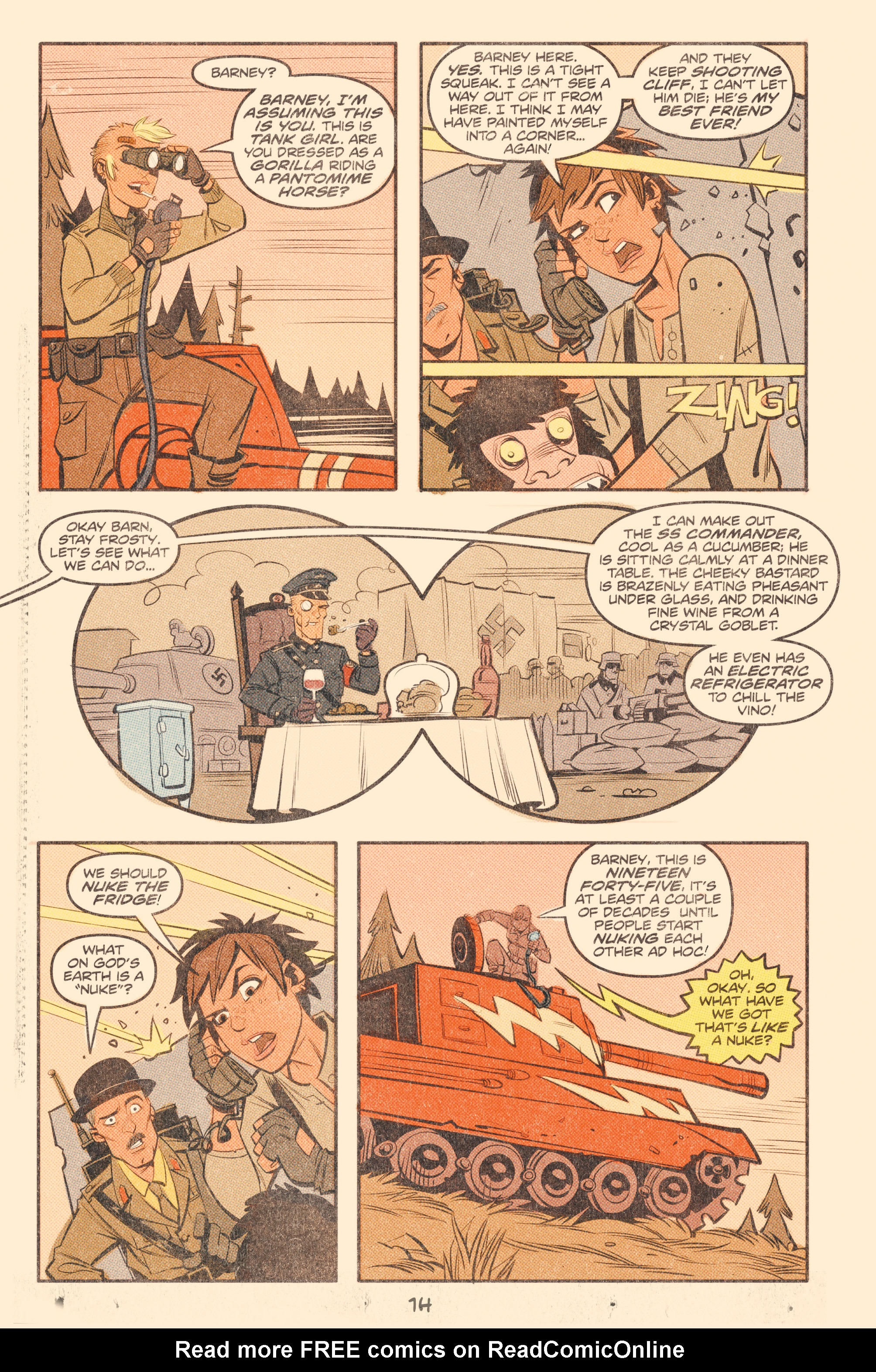 Read online Tank Girl: World War Tank Girl comic -  Issue #2 - 16