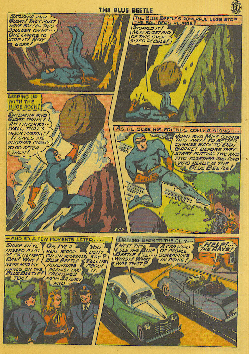 Read online The Blue Beetle comic -  Issue #35 - 14