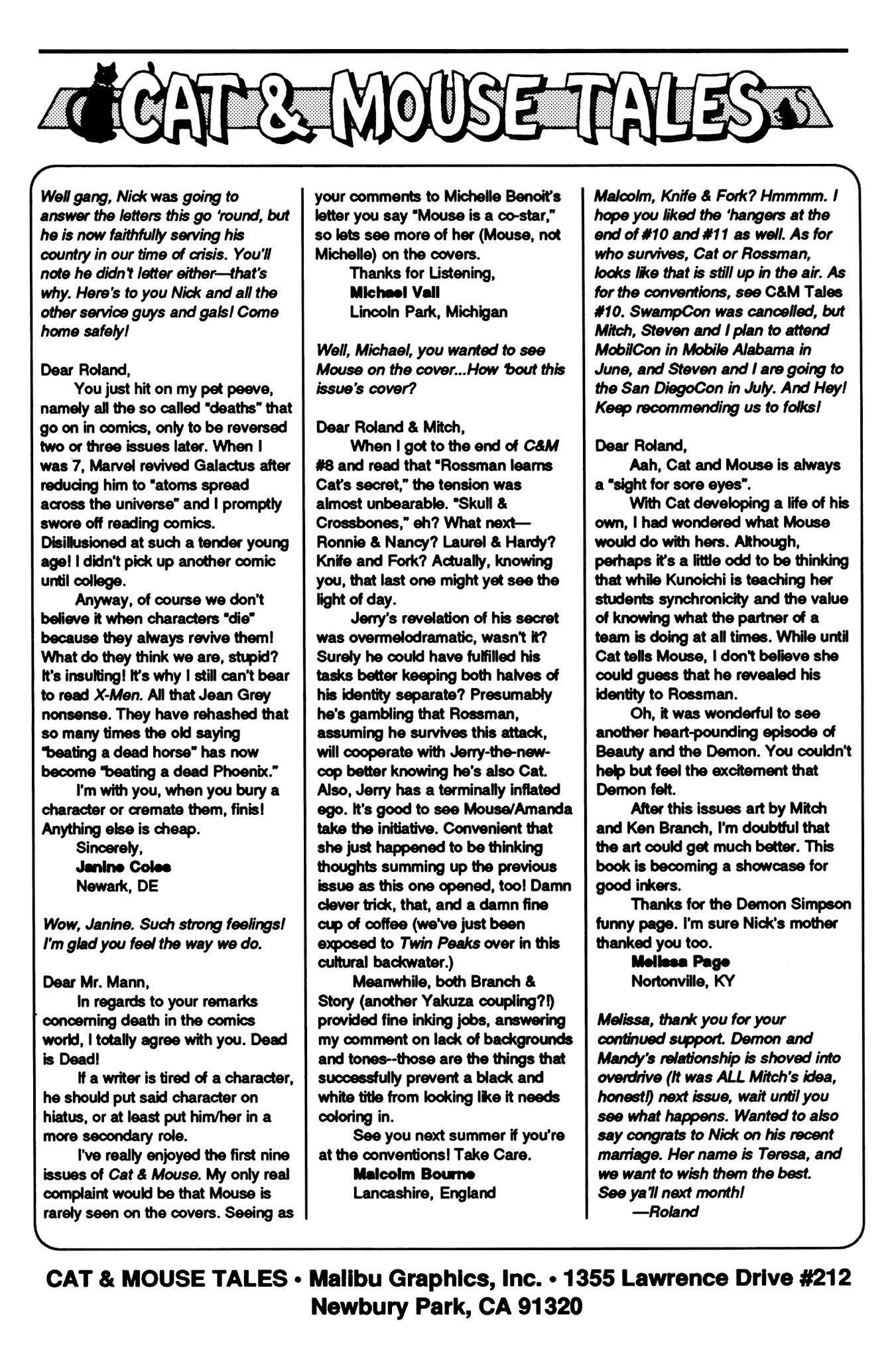 Read online Cat & Mouse comic -  Issue #14 - 27