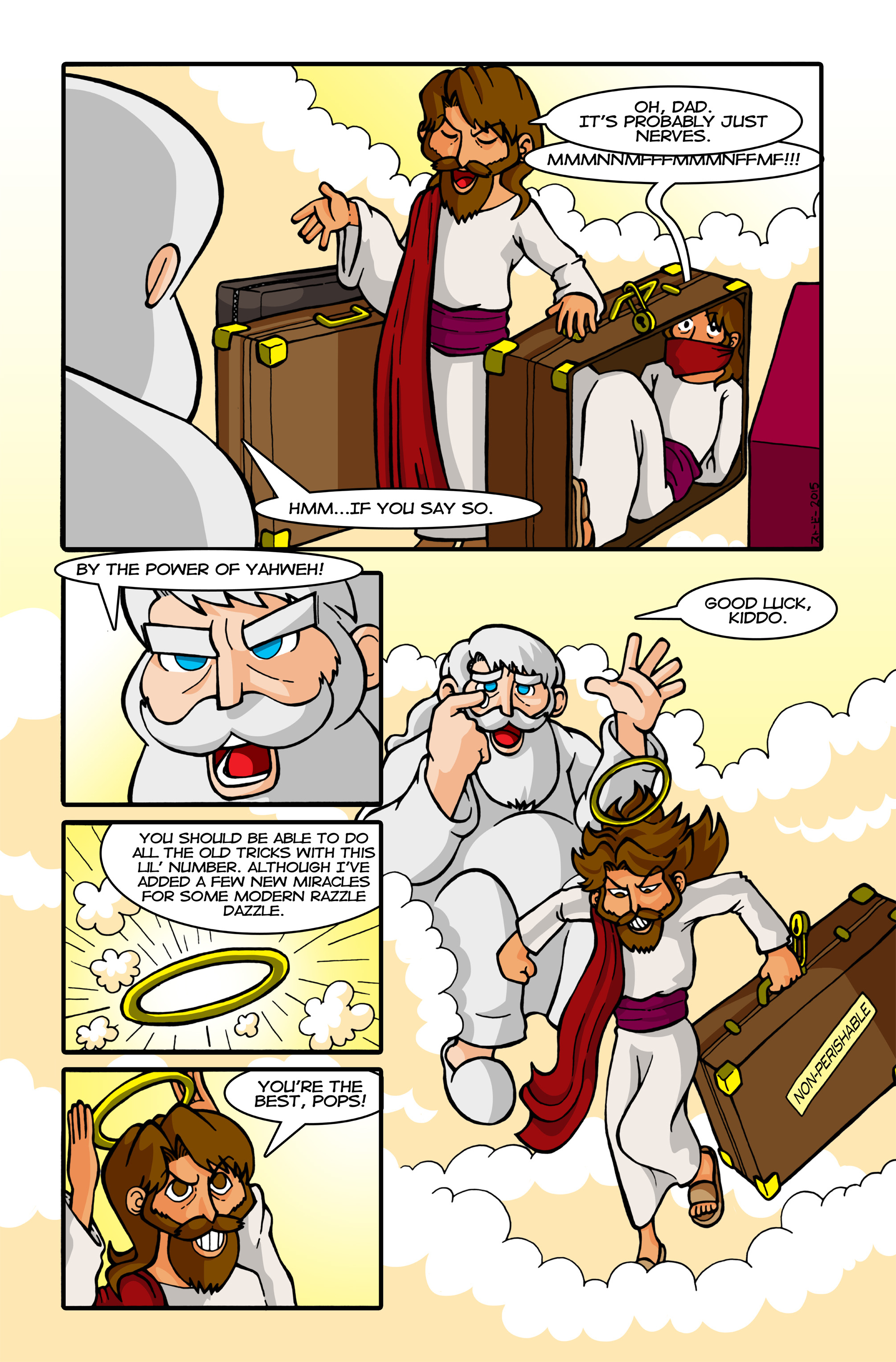 Read online Evil Jesus comic -  Issue #1 - 4