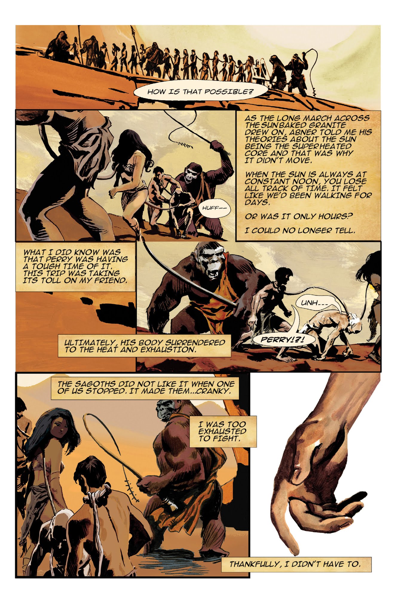 Read online Edgar Rice Burroughs' At the Earth's Core comic -  Issue # TPB - 31