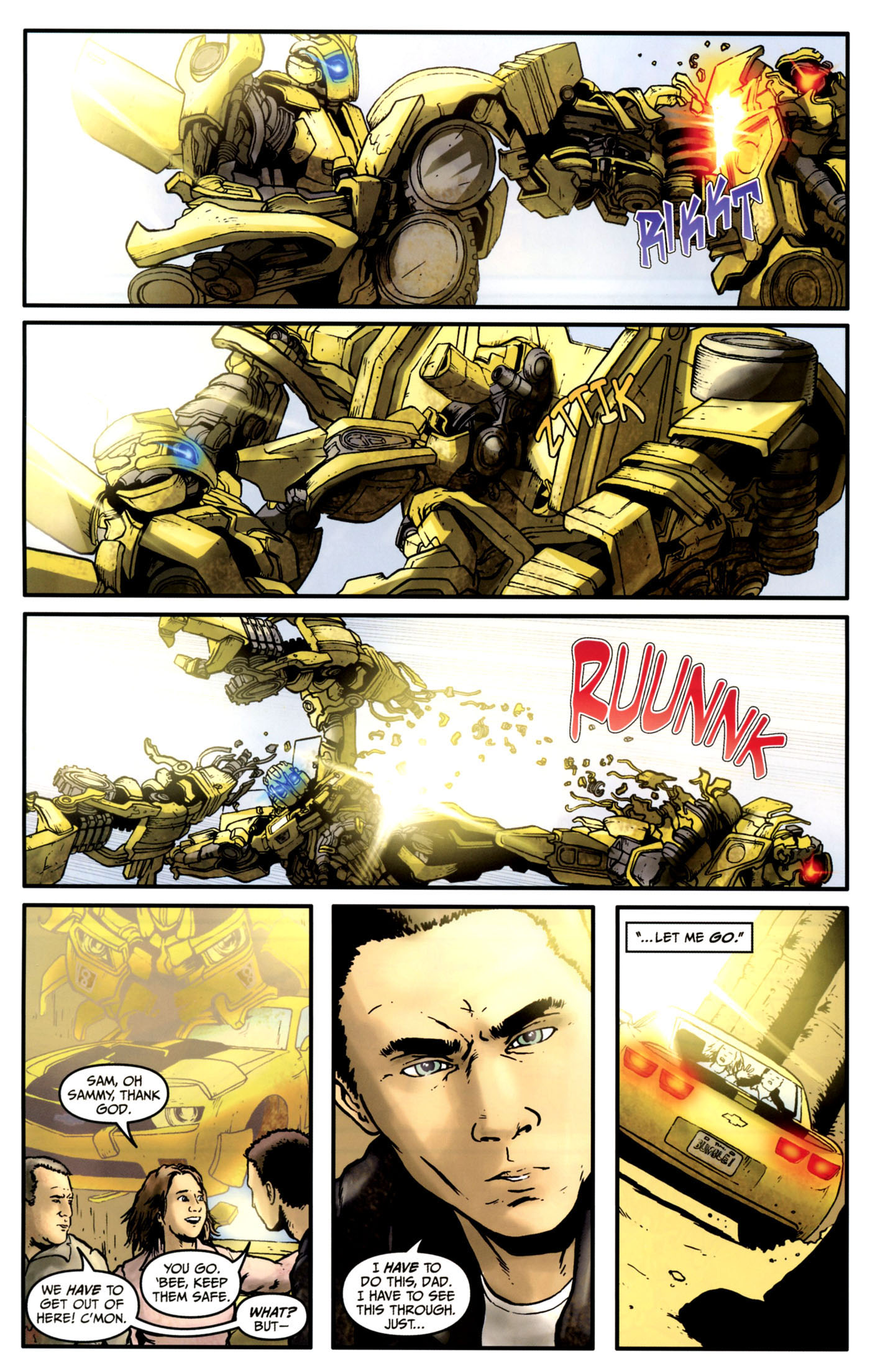Read online Transformers: Revenge of the Fallen — Official Movie Adaptation comic -  Issue #4 - 10