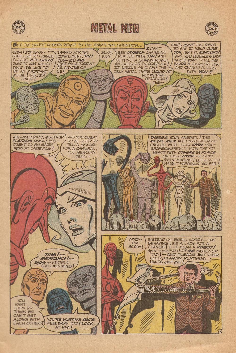 Read online Metal Men (1963) comic -  Issue #43 - 5