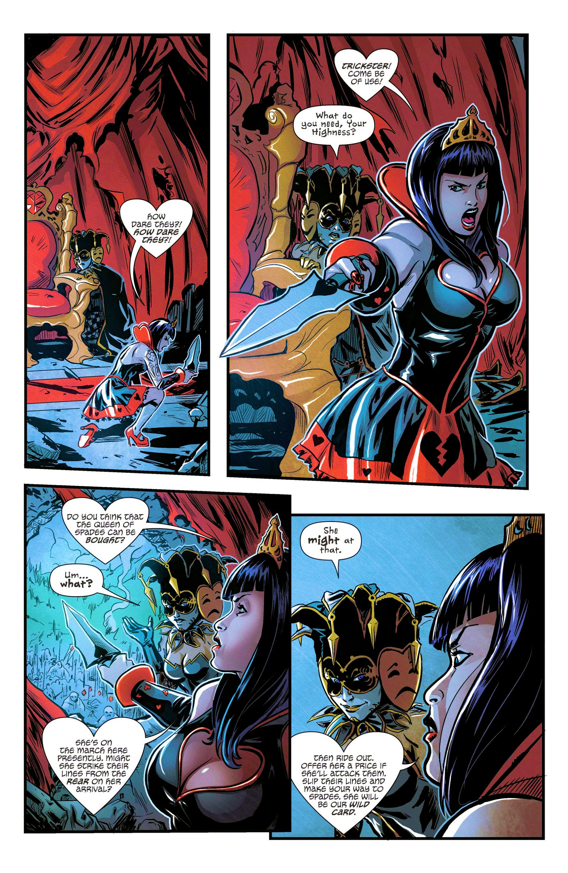 Read online Grimm Fairy Tales presents Wonderland: Clash of Queens comic -  Issue #5 - 6