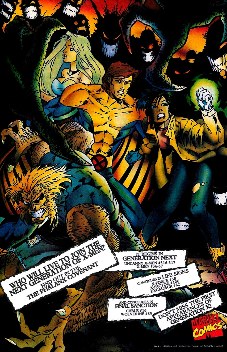 Read online X-Men (1991) comic -  Issue #35 - 22