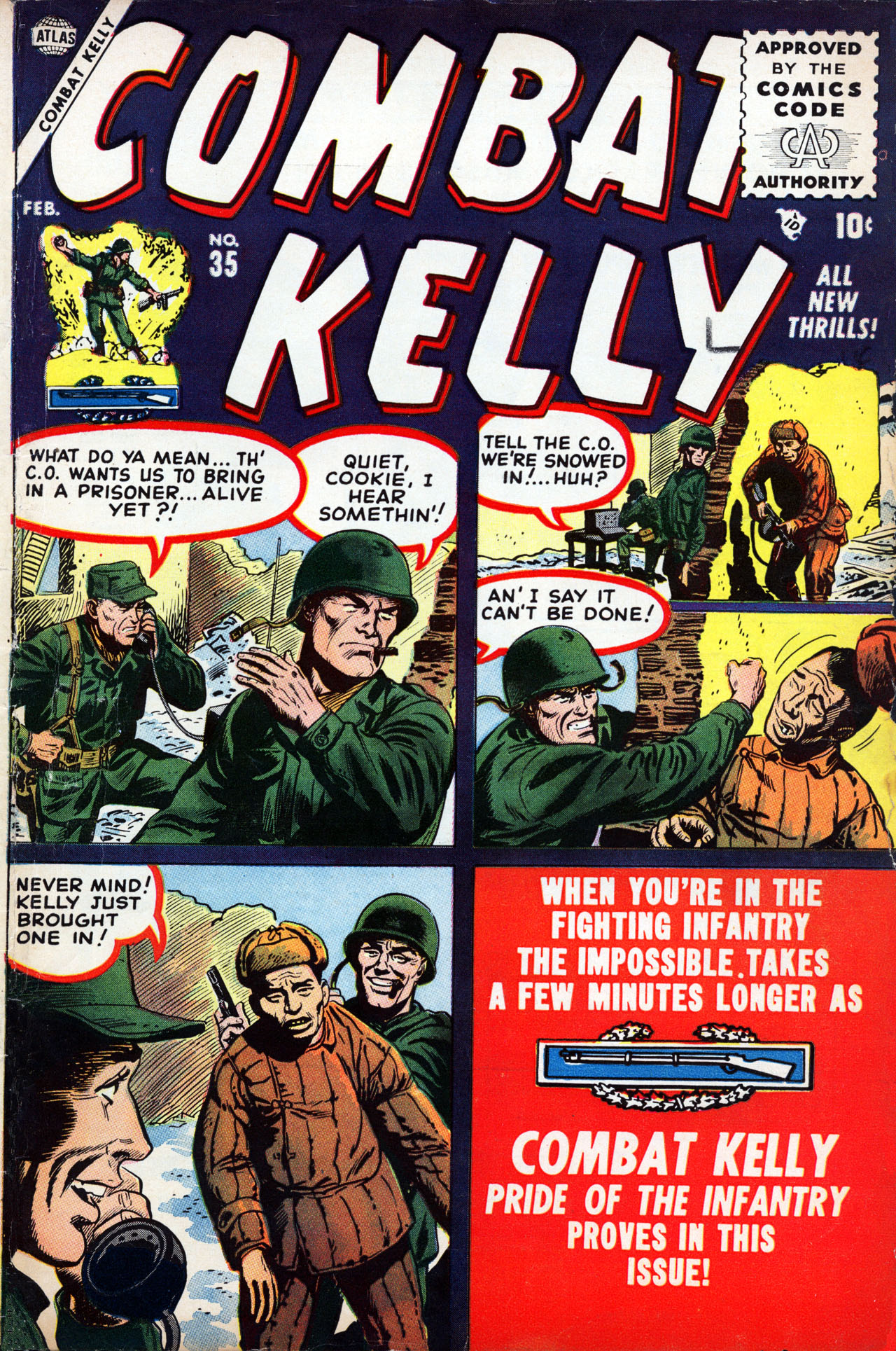Read online Combat Kelly (1951) comic -  Issue #35 - 1