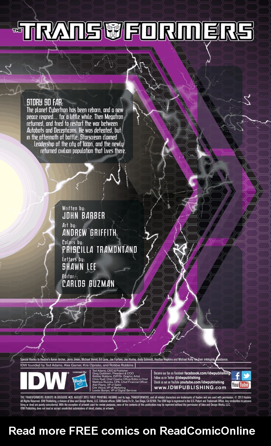 Read online Transformers: Robots In Disguise (2012) comic -  Issue #20 - 3