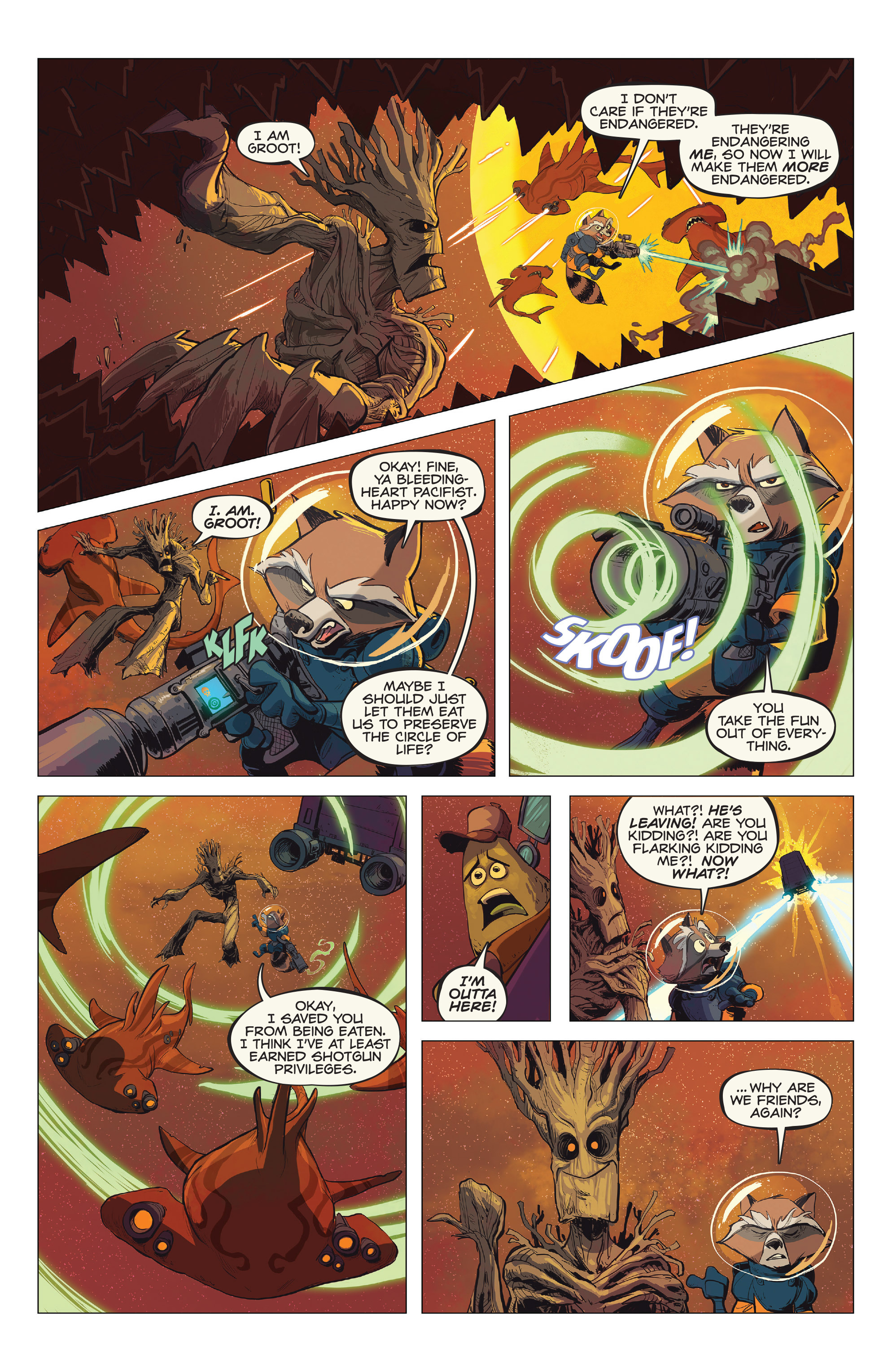 Read online Groot comic -  Issue #1 - 9