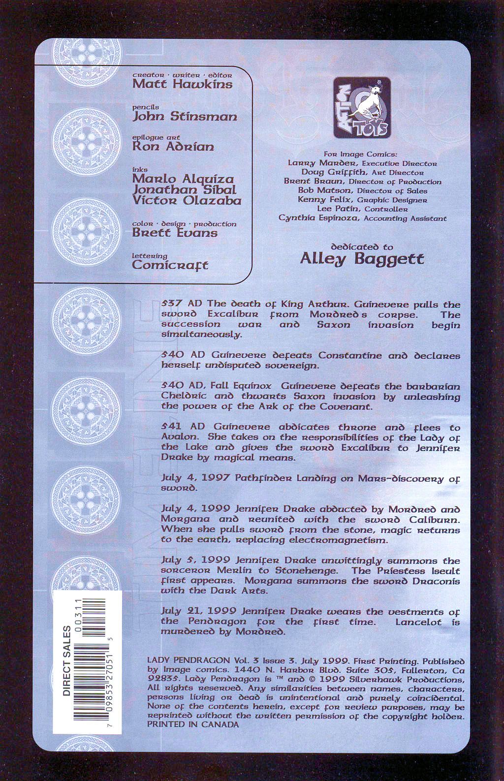 Read online Lady Pendragon comic -  Issue #3 - 4