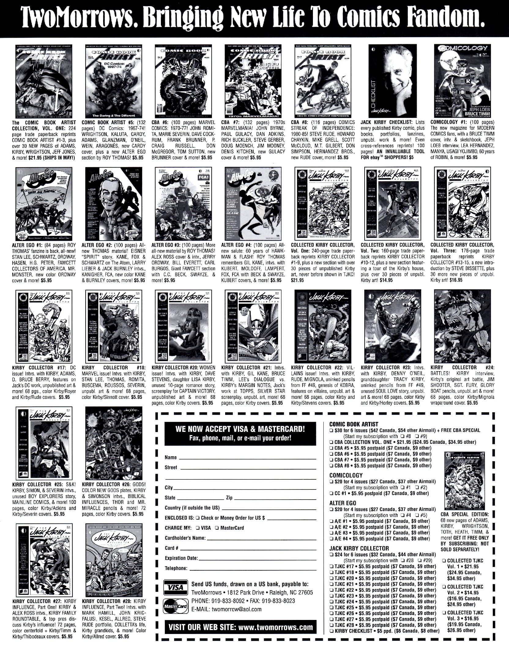 Read online The Jack Kirby Collector comic -  Issue #28 - 72