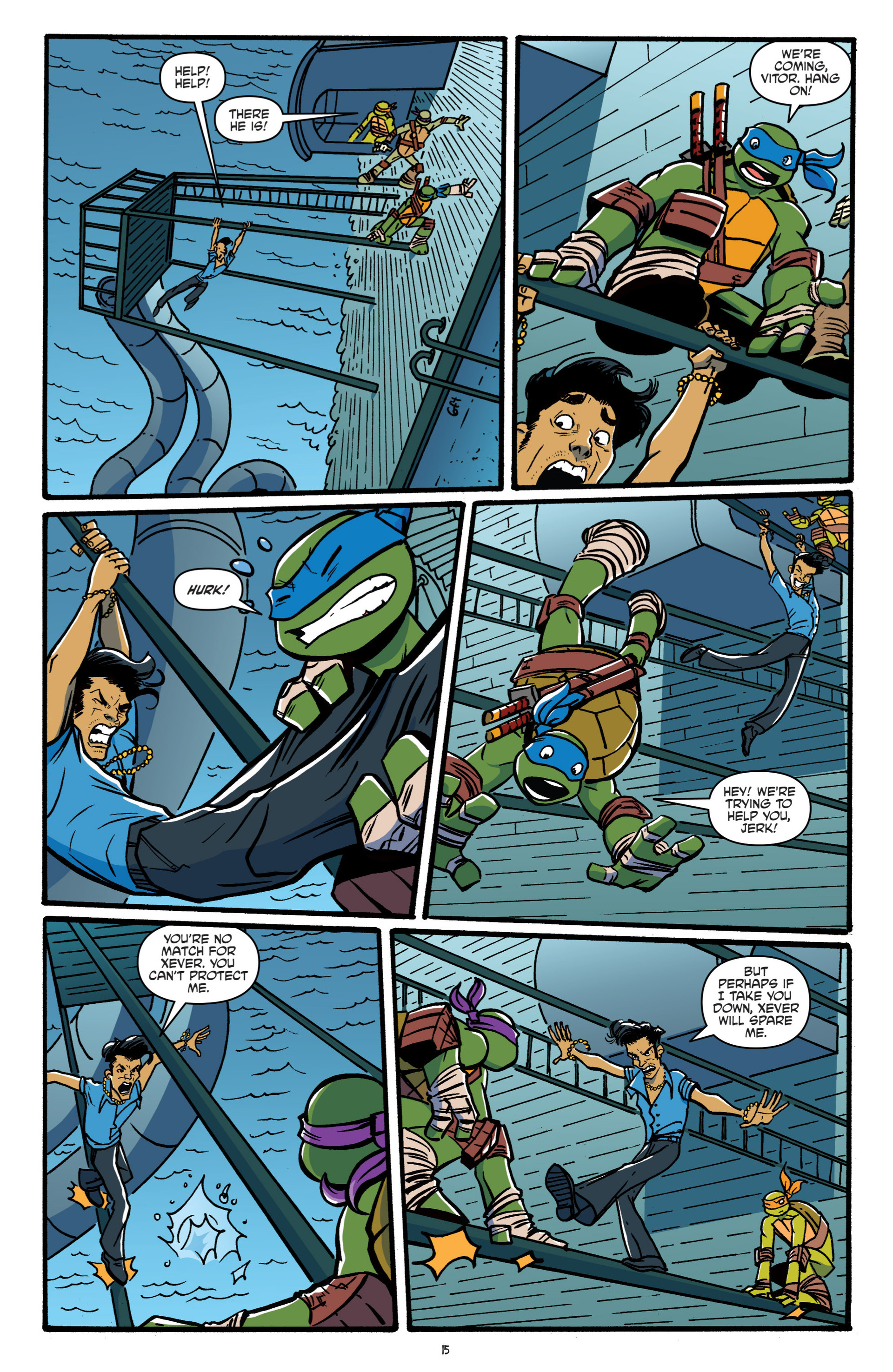Read online Teenage Mutant Ninja Turtles New Animated Adventures comic -  Issue #5 - 17