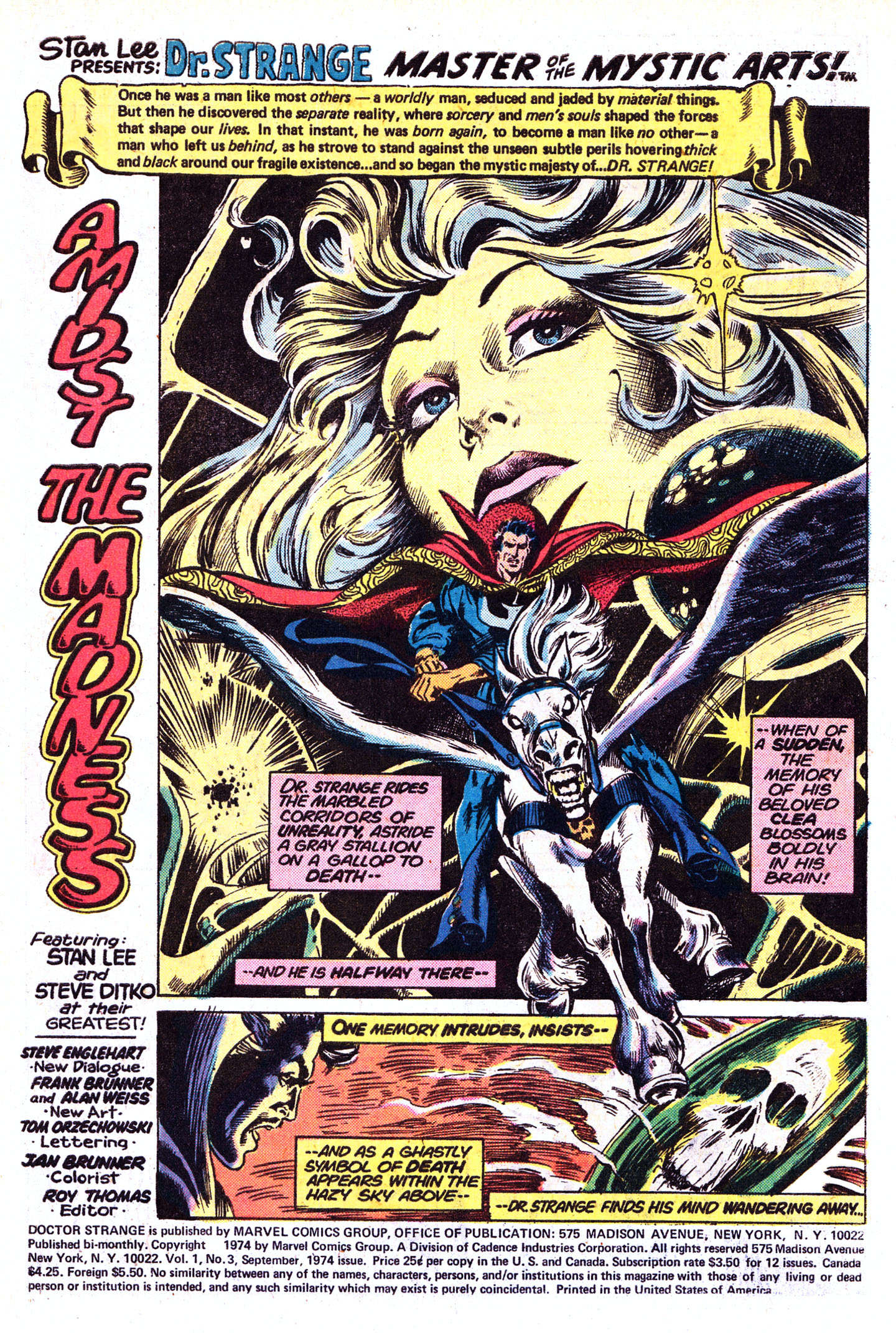 Read online Doctor Strange (1974) comic -  Issue #3 - 3