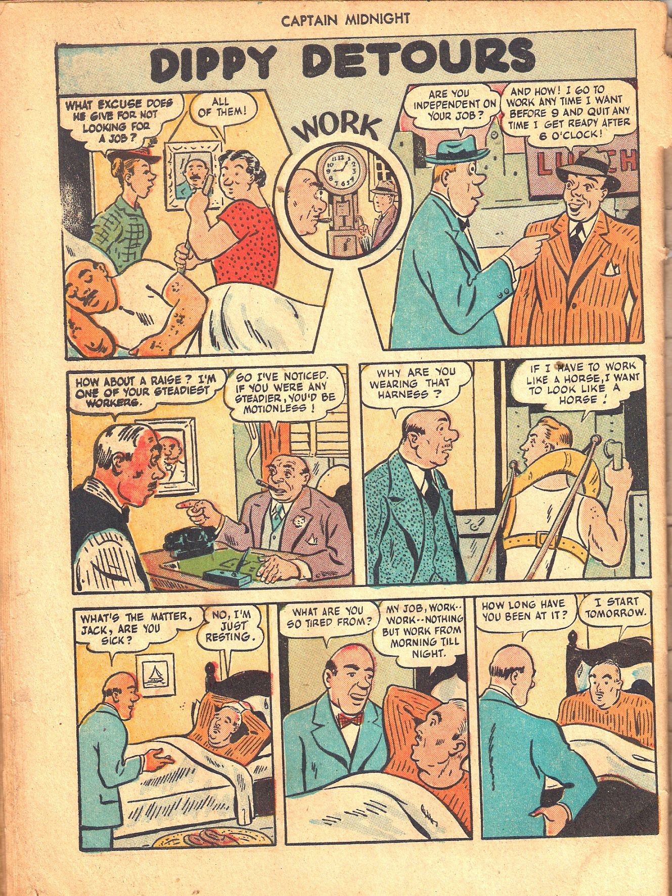 Read online Captain Midnight (1942) comic -  Issue #45 - 50