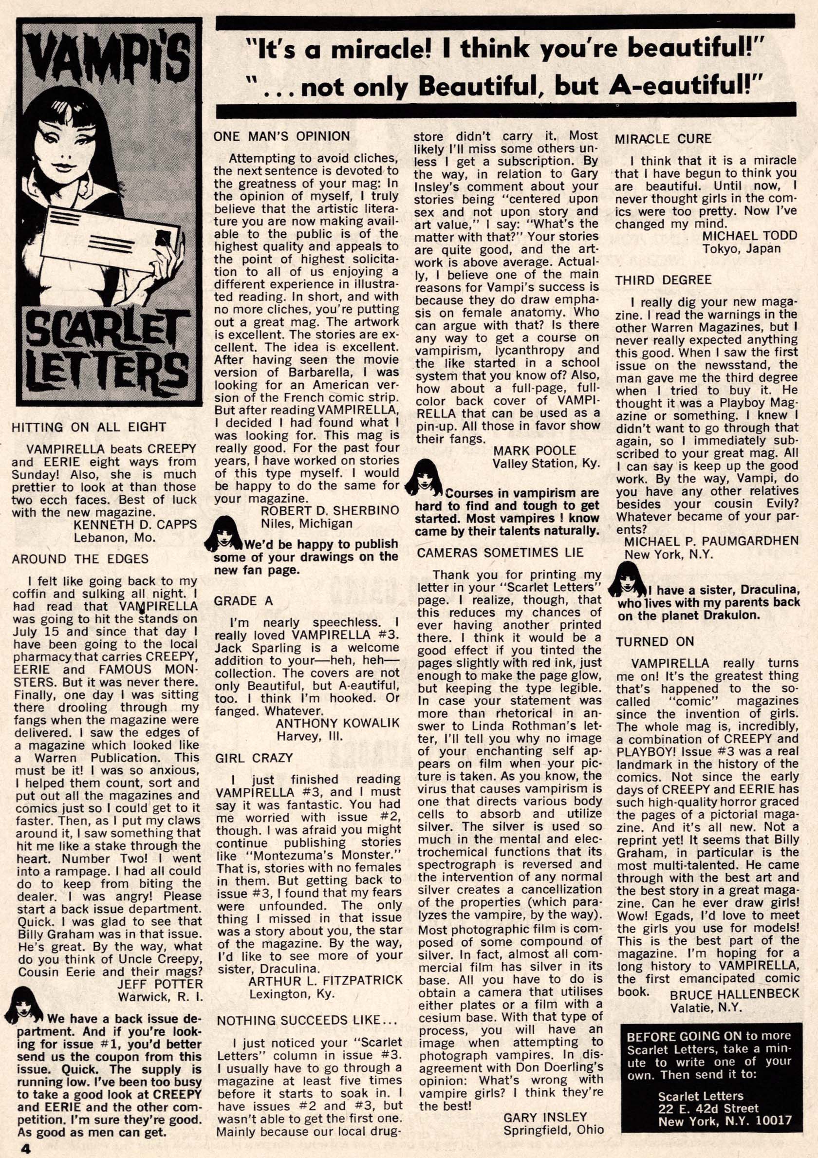 Read online Vampirella (1969) comic -  Issue #5 - 4