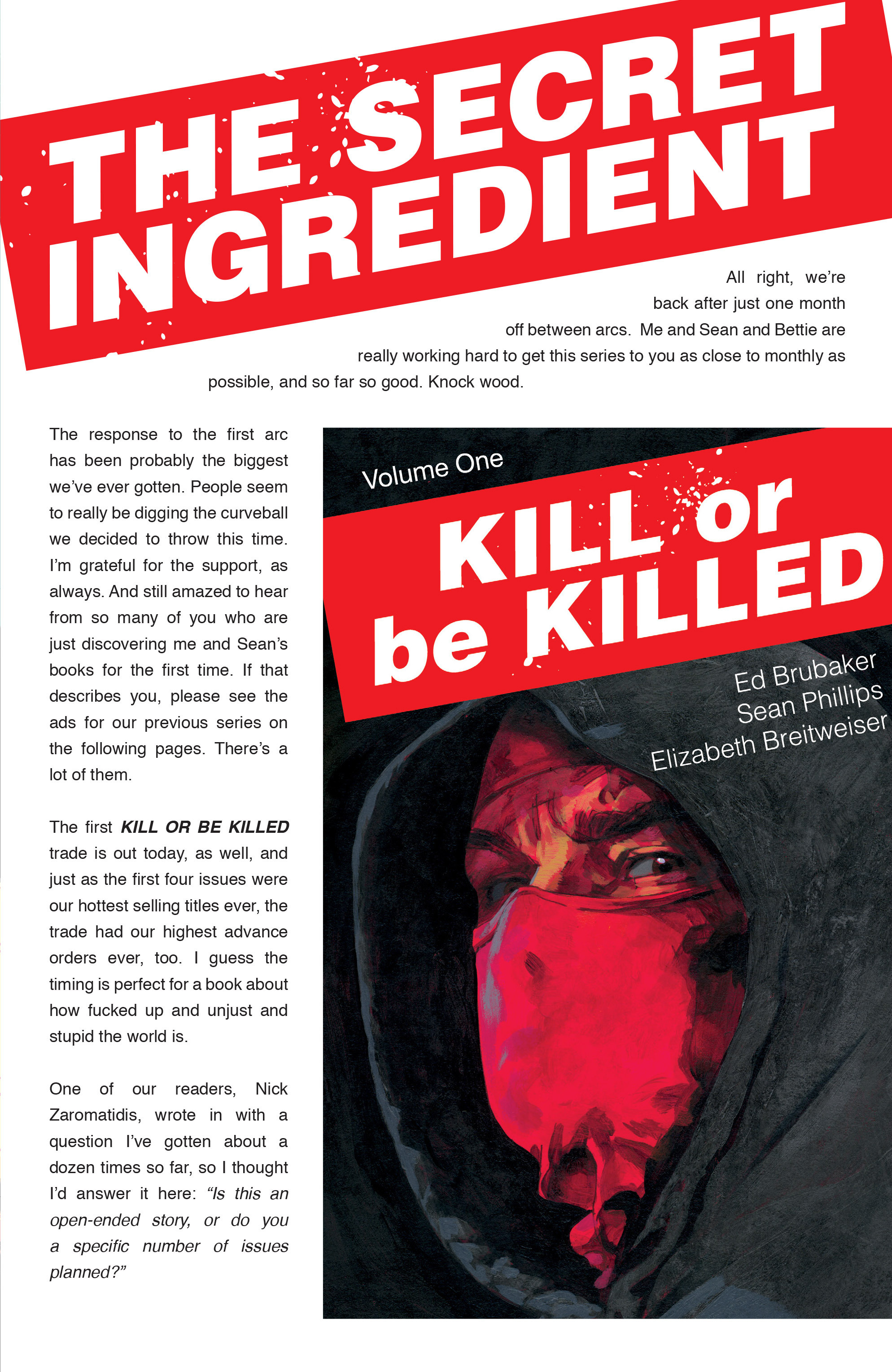Read online Kill or Be Killed comic -  Issue #5 - 27