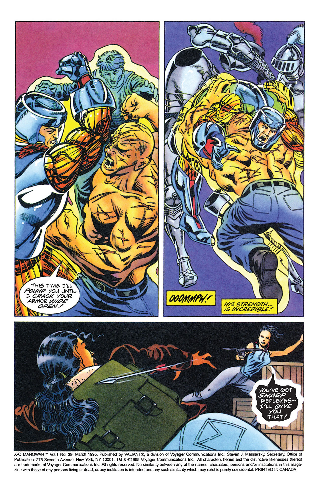 Read online X-O Manowar (1992) comic -  Issue #39 - 4