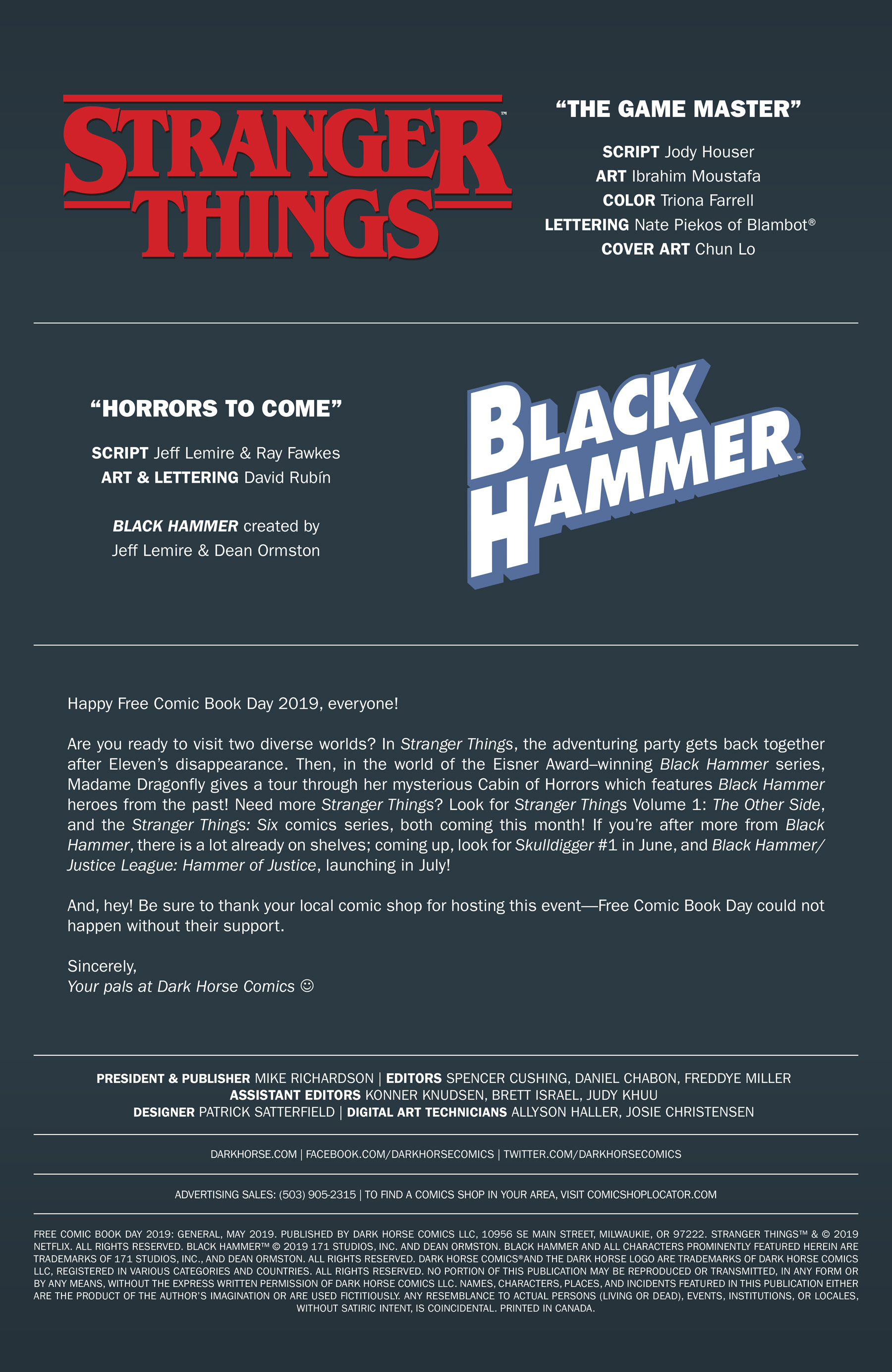 Read online Free Comic Book Day 2022 comic -  Issue # Stranger Things ft. Black Hammer - 2