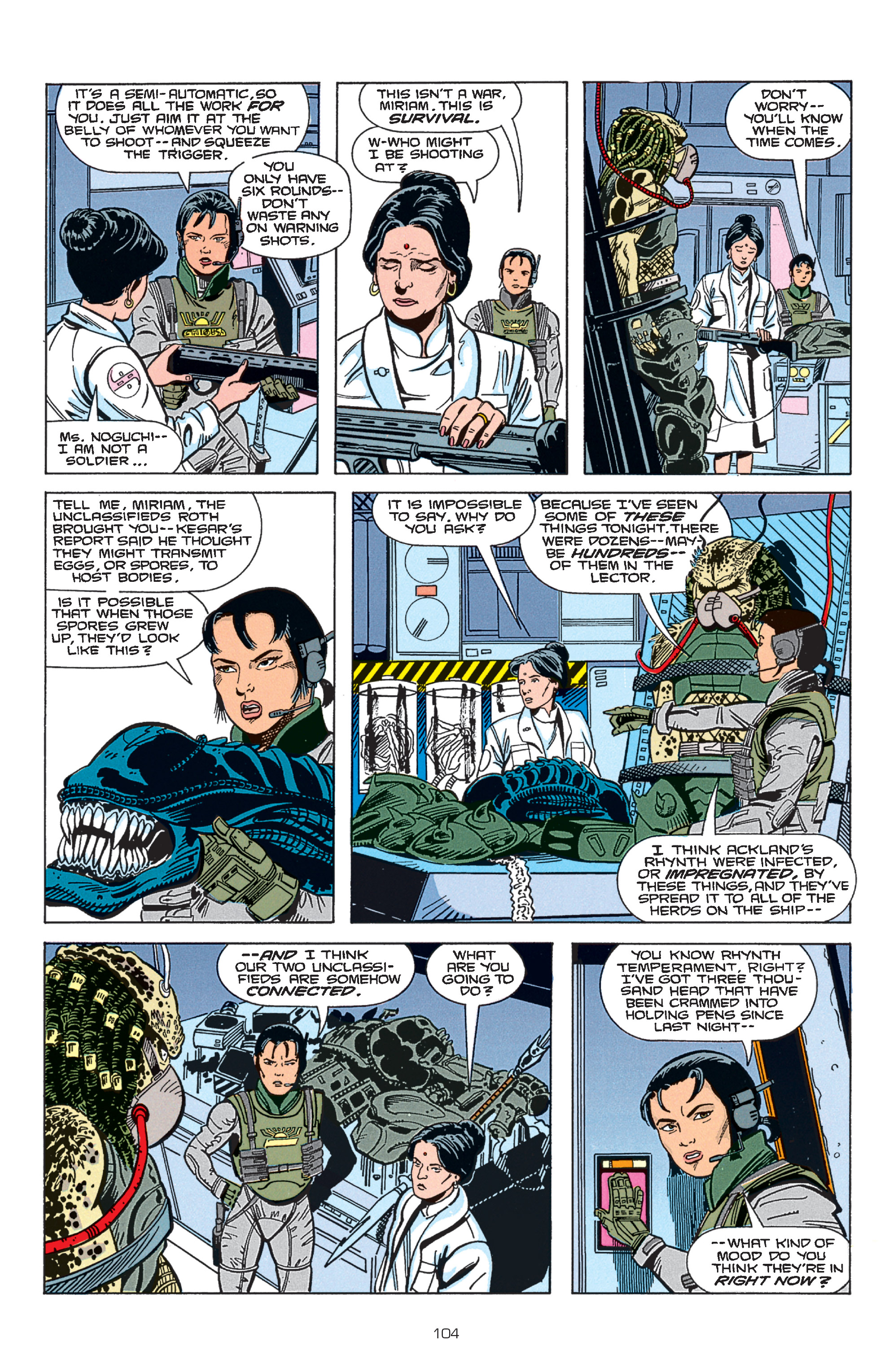 Read online Aliens vs. Predator: The Essential Comics comic -  Issue # TPB 1 (Part 2) - 6