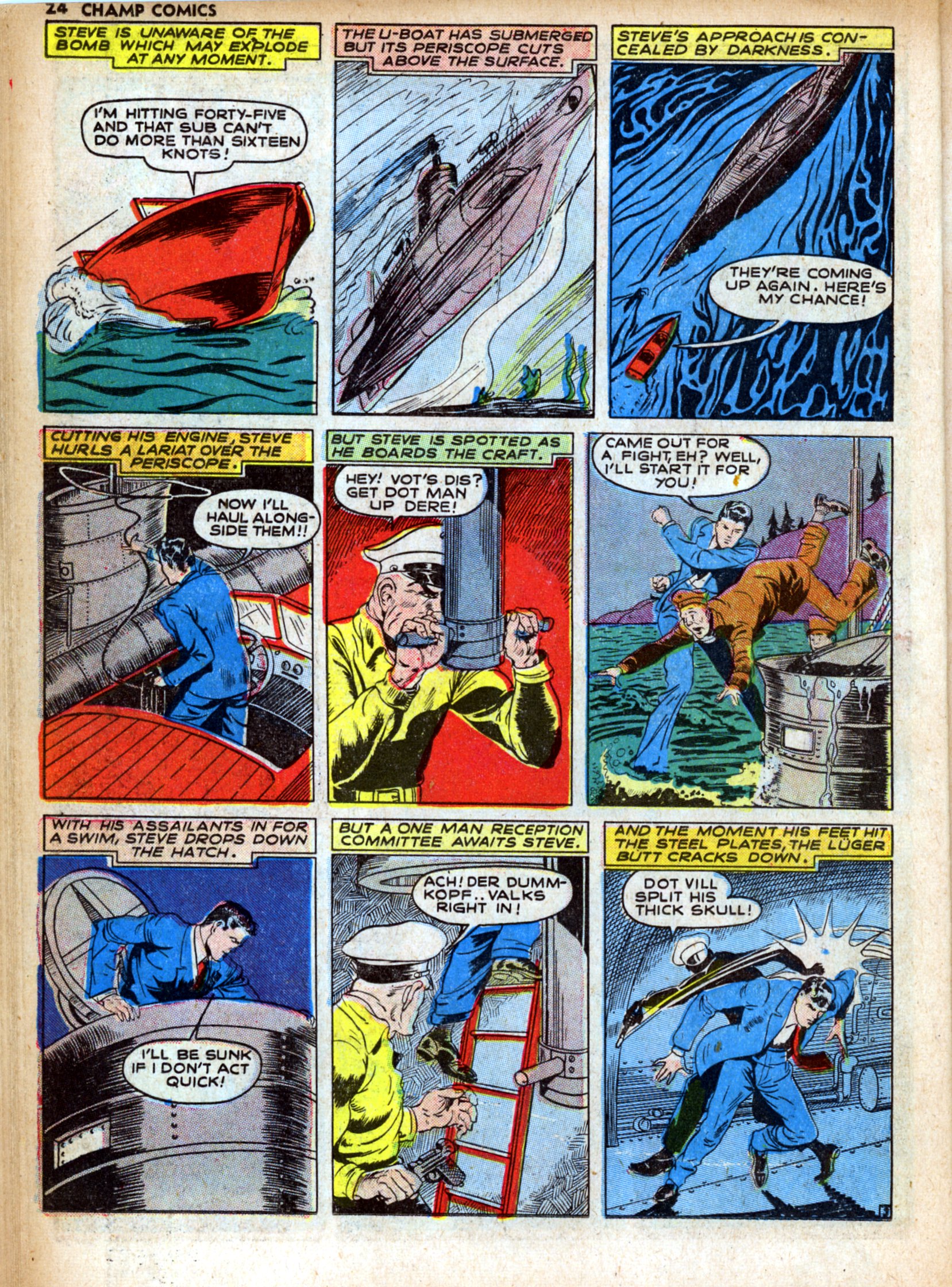 Read online Champ Comics comic -  Issue #15 - 26