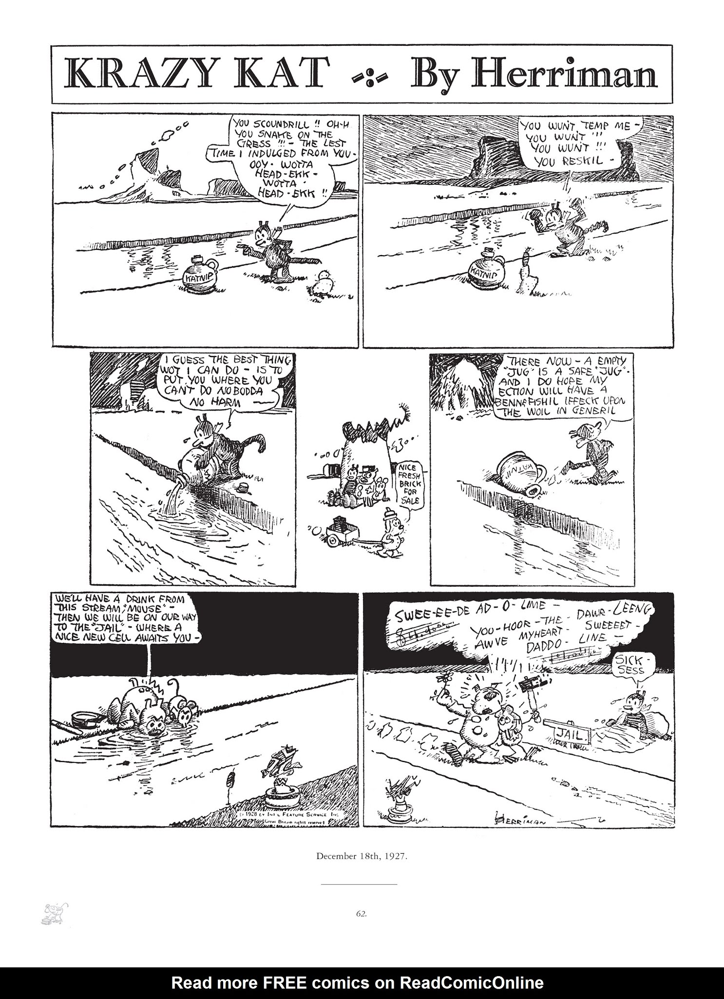 Read online Krazy & Ignatz comic -  Issue # TPB 5 - 62