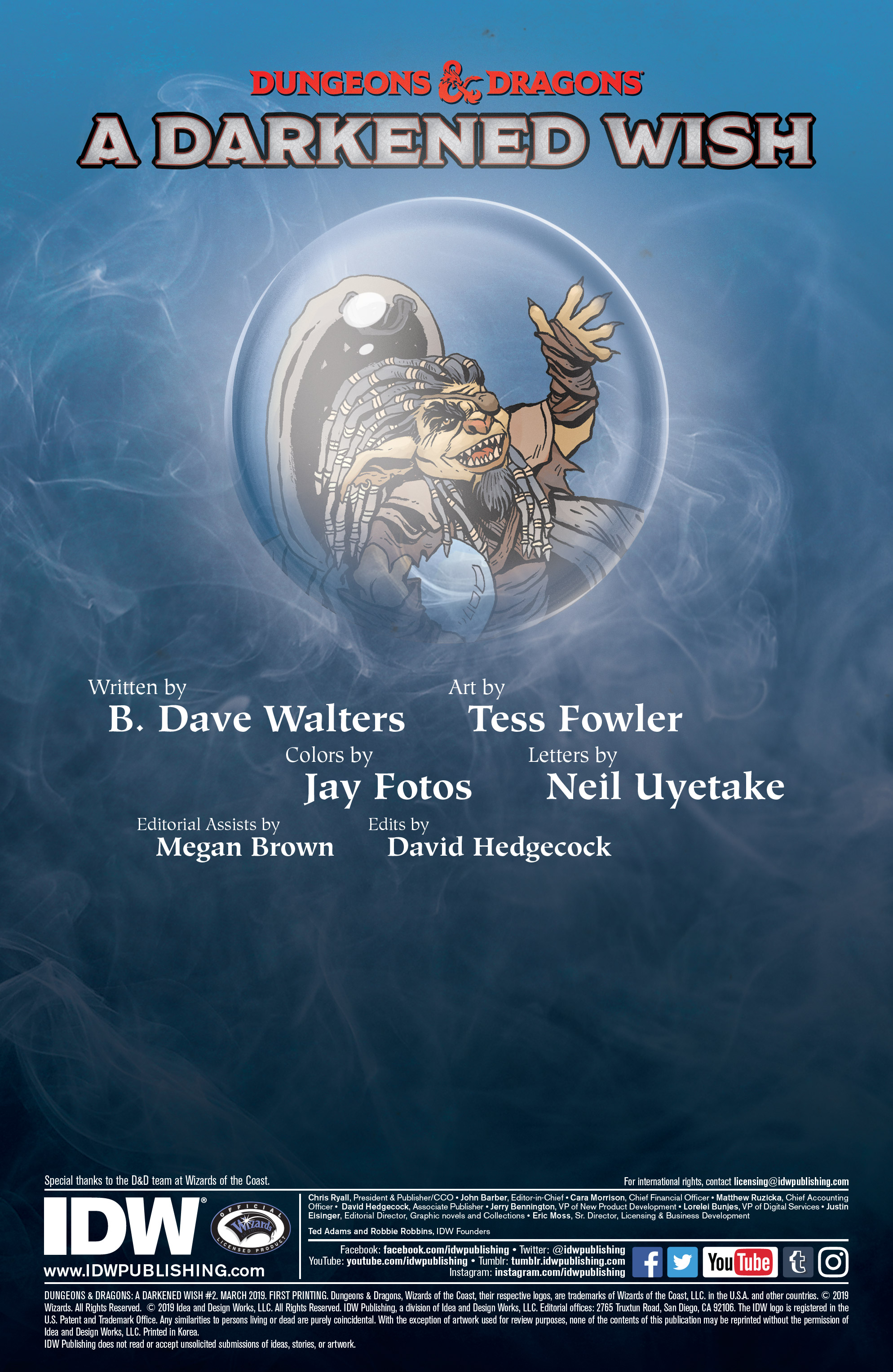 Read online Dungeon & Dragons: A Darkened Wish comic -  Issue #2 - 2