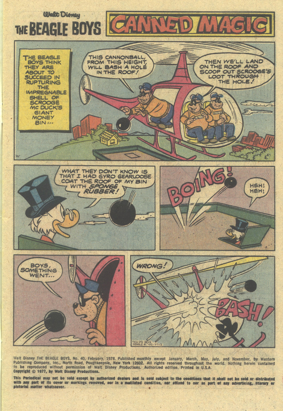 Read online Walt Disney THE BEAGLE BOYS comic -  Issue #40 - 3