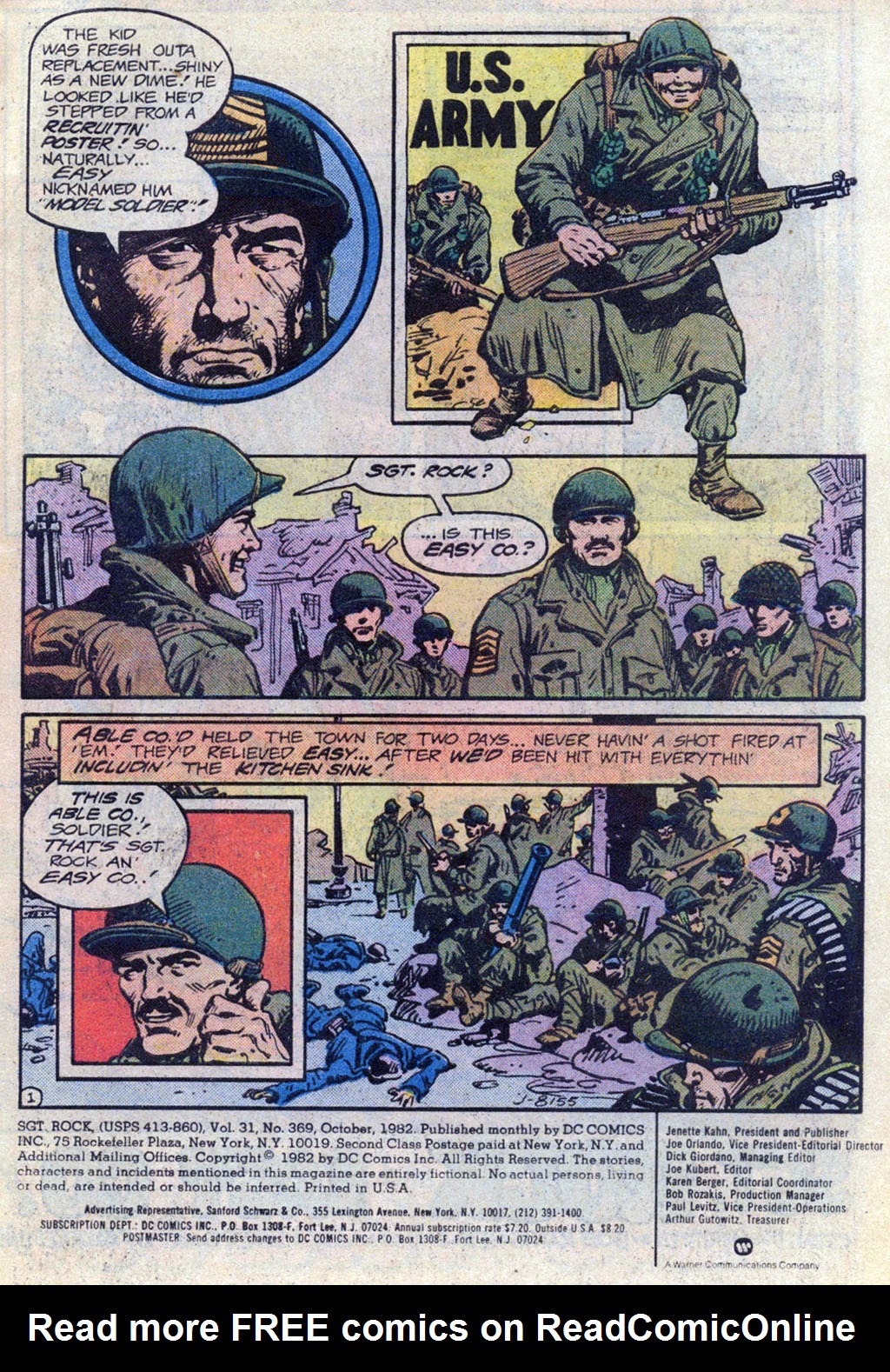 Read online Sgt. Rock comic -  Issue #369 - 2