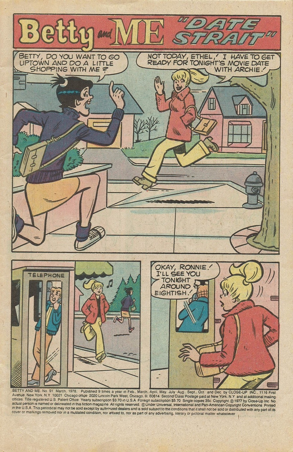 Read online Betty and Me comic -  Issue #91 - 3