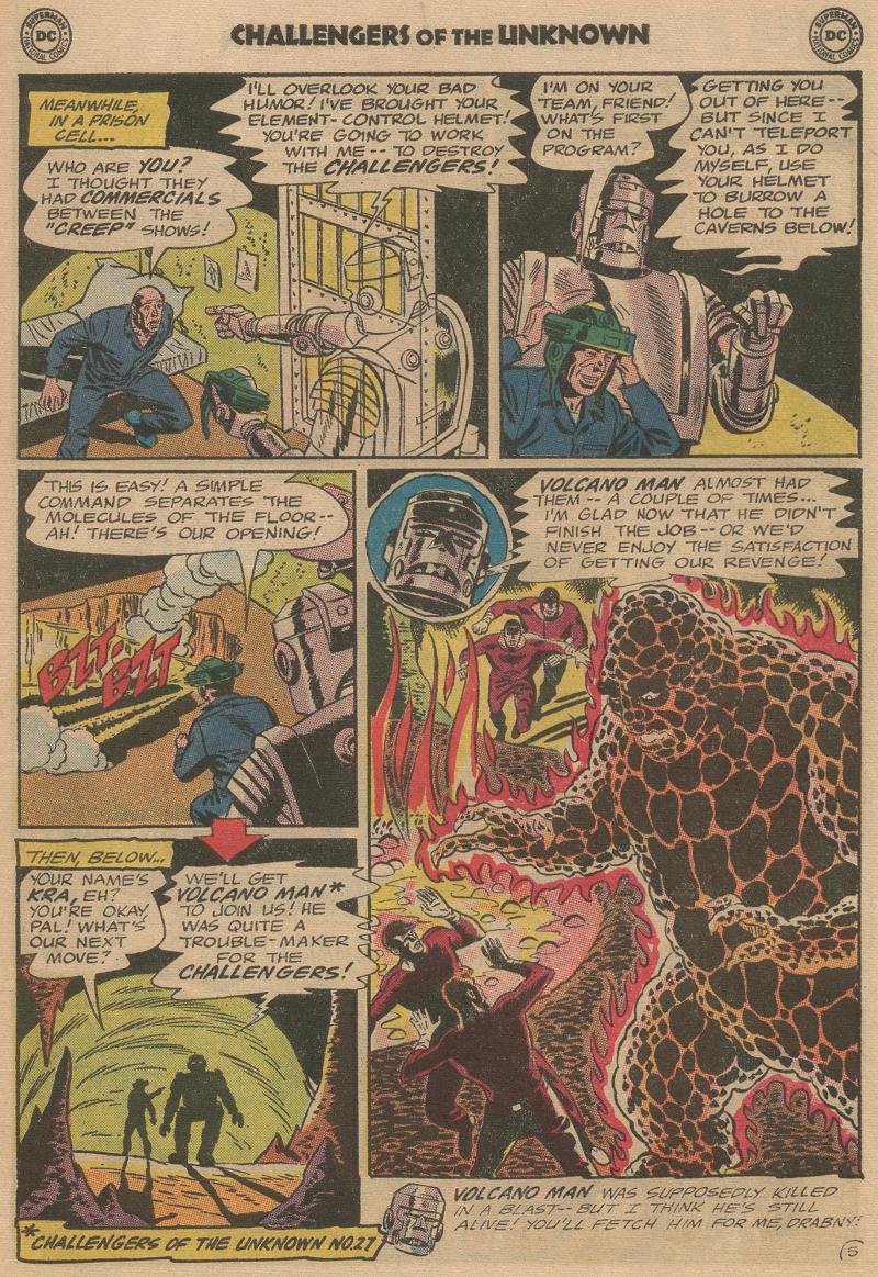 Read online Challengers of the Unknown (1958) comic -  Issue #42 - 6