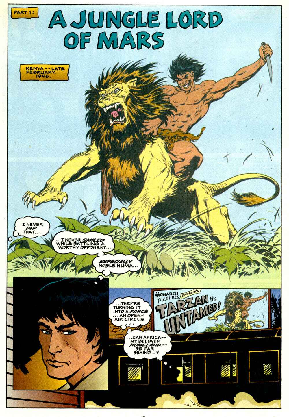 Read online Tarzan/John Carter: Warlords of Mars comic -  Issue #1 - 4