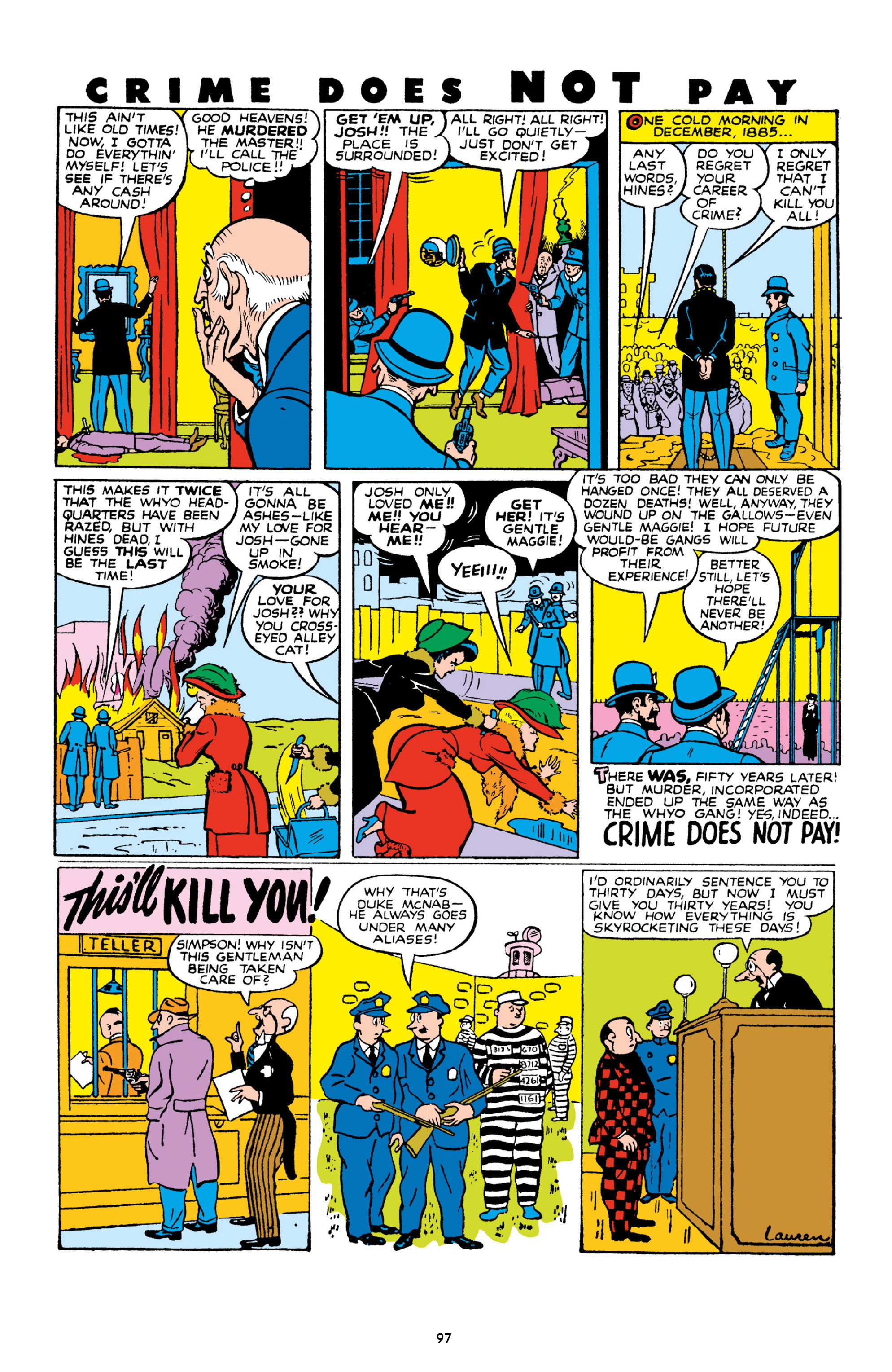 Read online Crime Does Not Pay Archives comic -  Issue # TPB 10 (Part 1) - 98