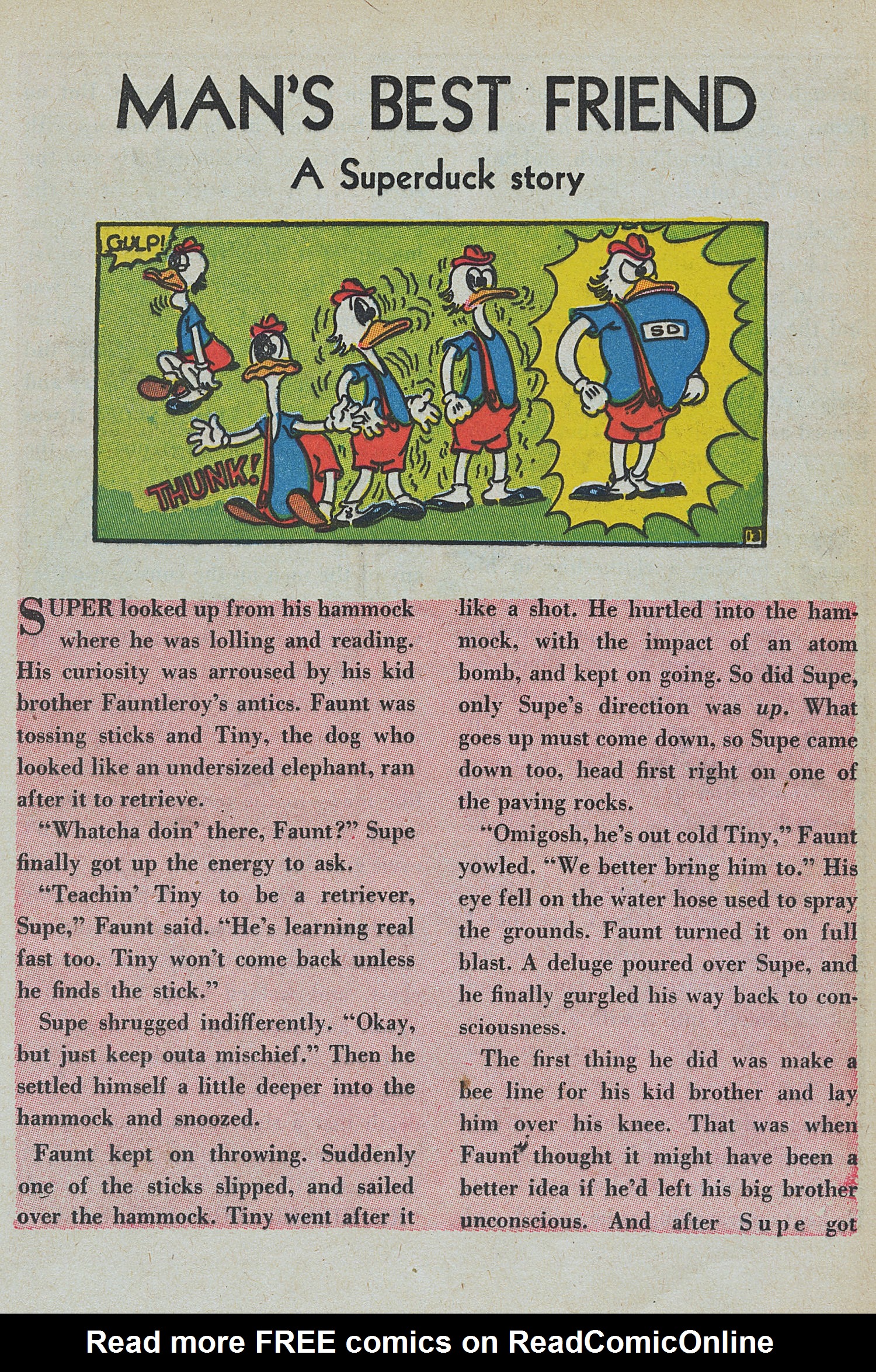 Read online Super Duck Comics comic -  Issue #8 - 35