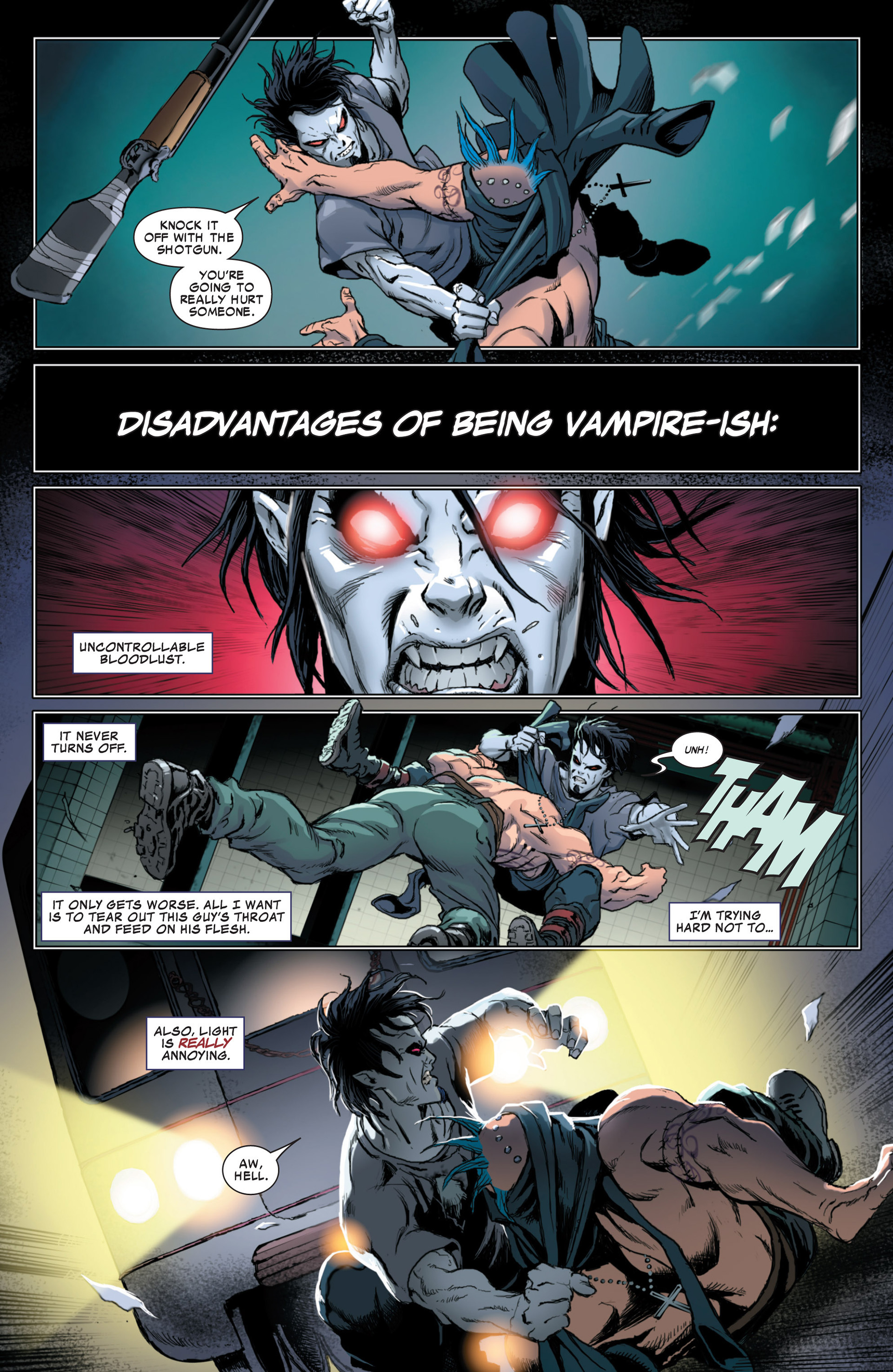 Read online Morbius: The Living Vampire comic -  Issue #1 - 5