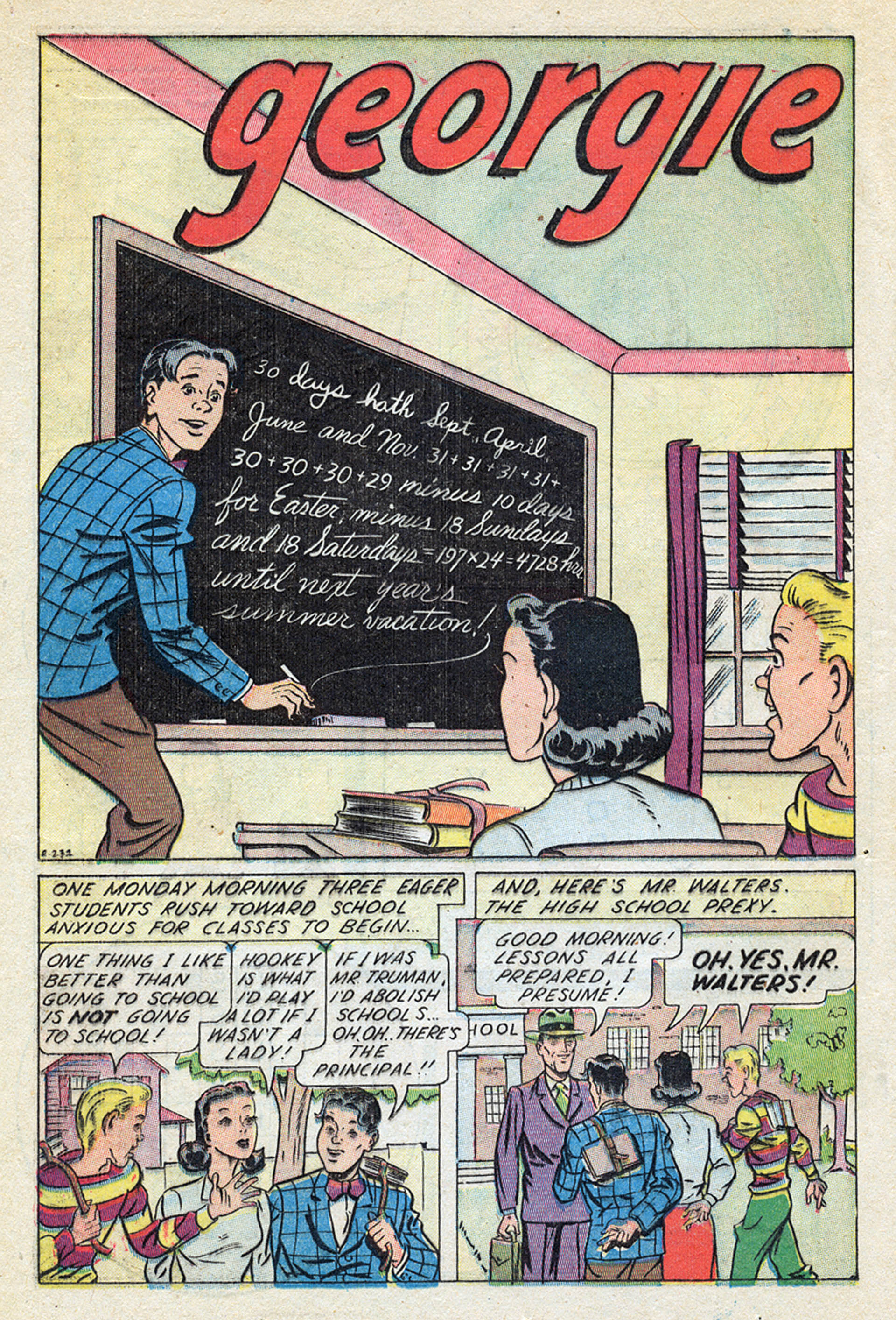 Read online Georgie Comics (1945) comic -  Issue #4 - 18
