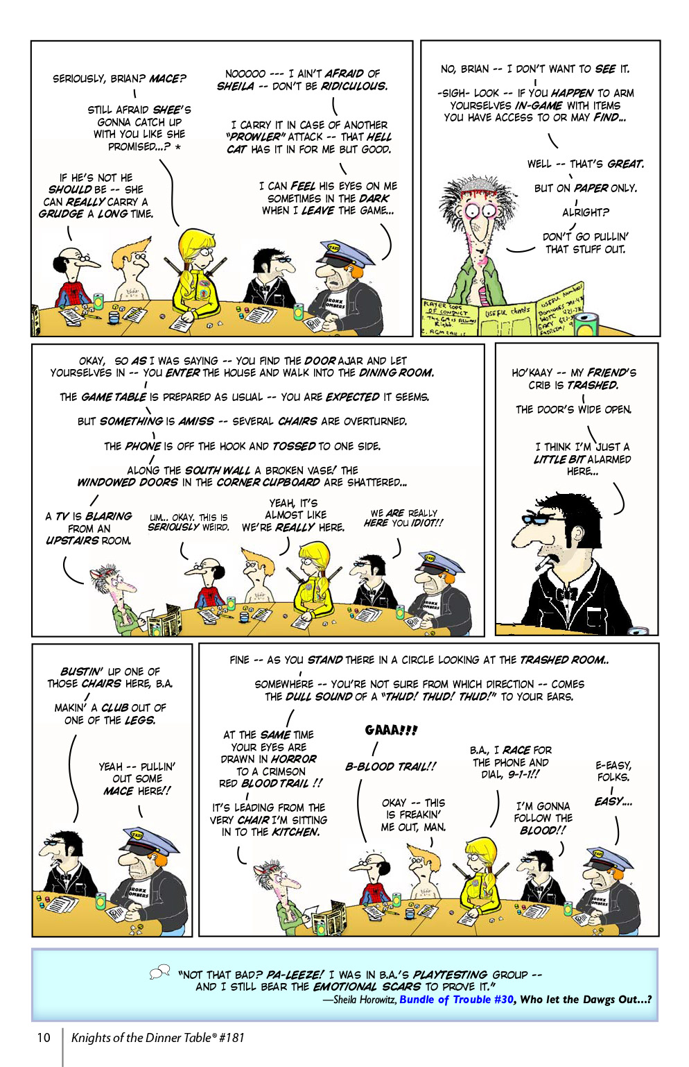 Read online Knights of the Dinner Table comic -  Issue #181 - 12