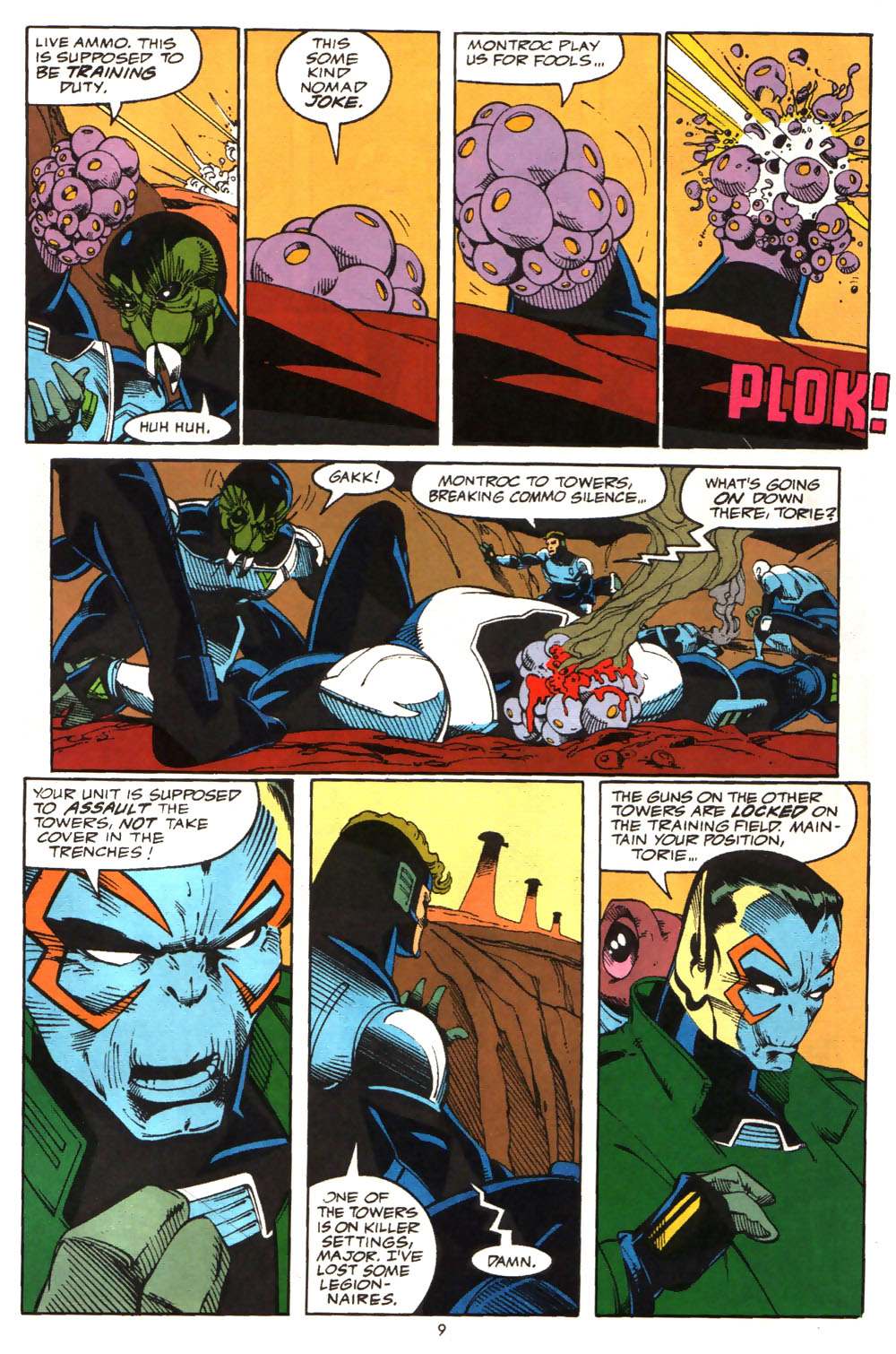 Read online Alien Legion (1987) comic -  Issue #7 - 11