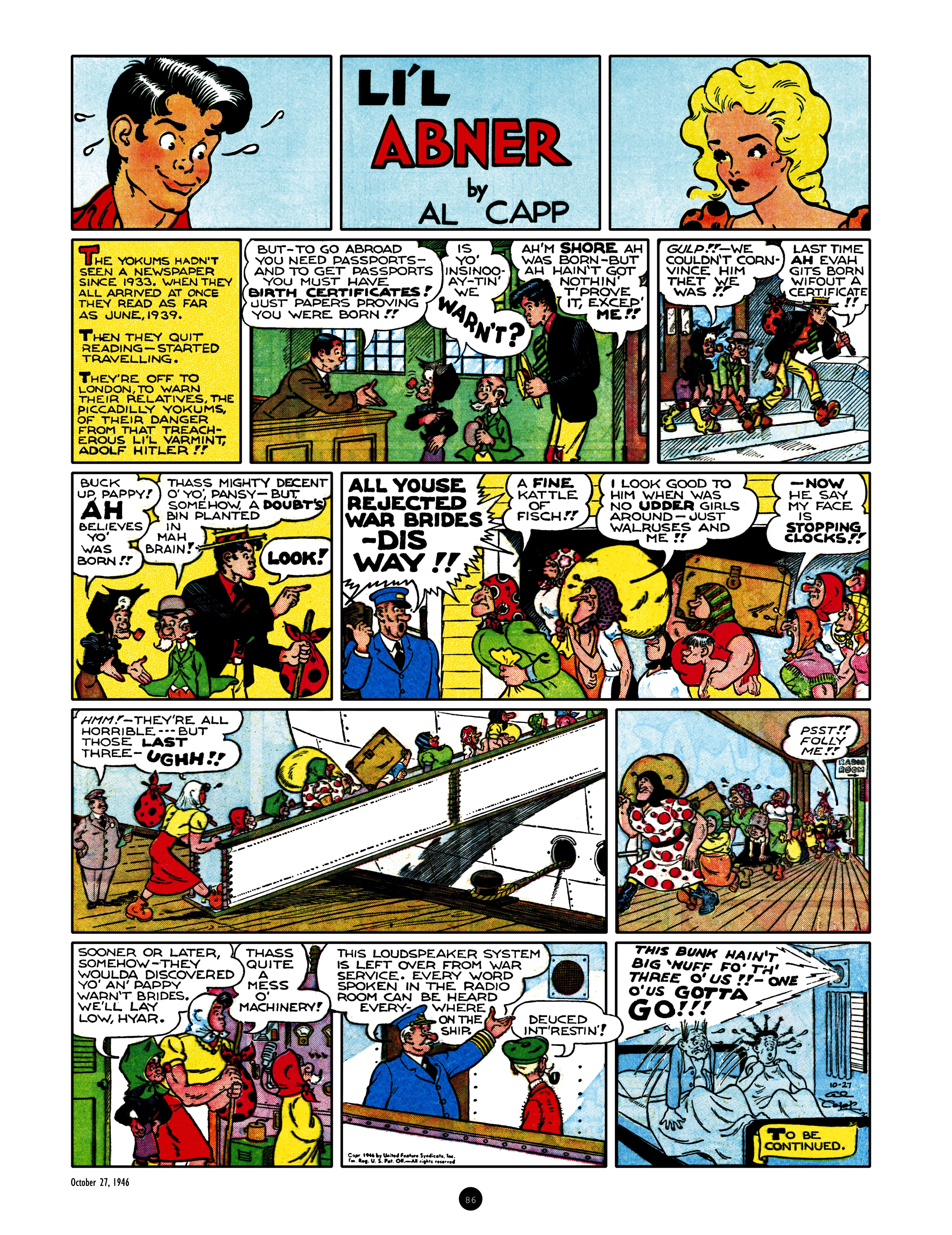 Read online Al Capp's Li'l Abner Complete Daily & Color Sunday Comics comic -  Issue # TPB 7 (Part 1) - 86
