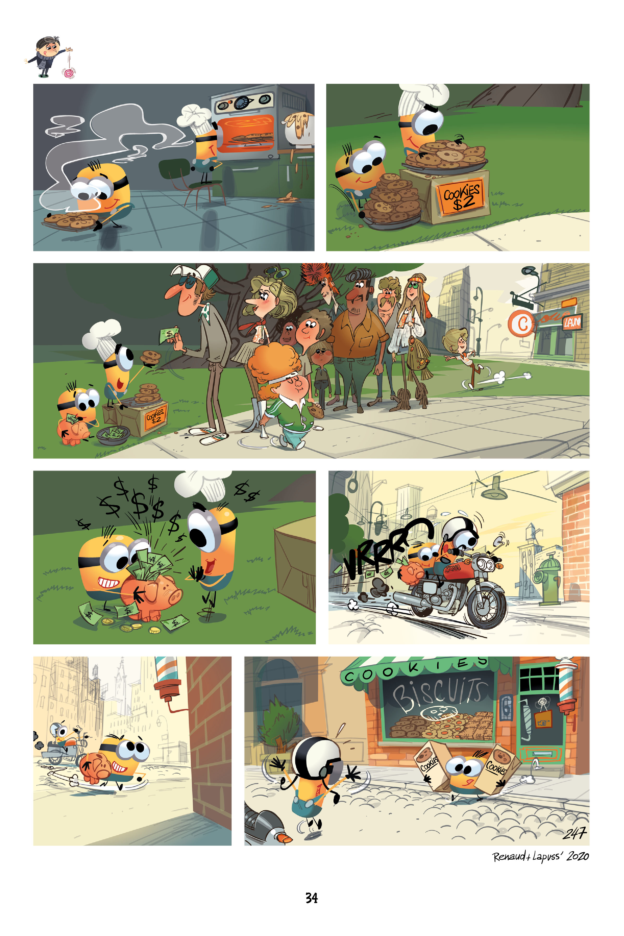 Read online Minions: Mini Boss comic -  Issue # Full - 34