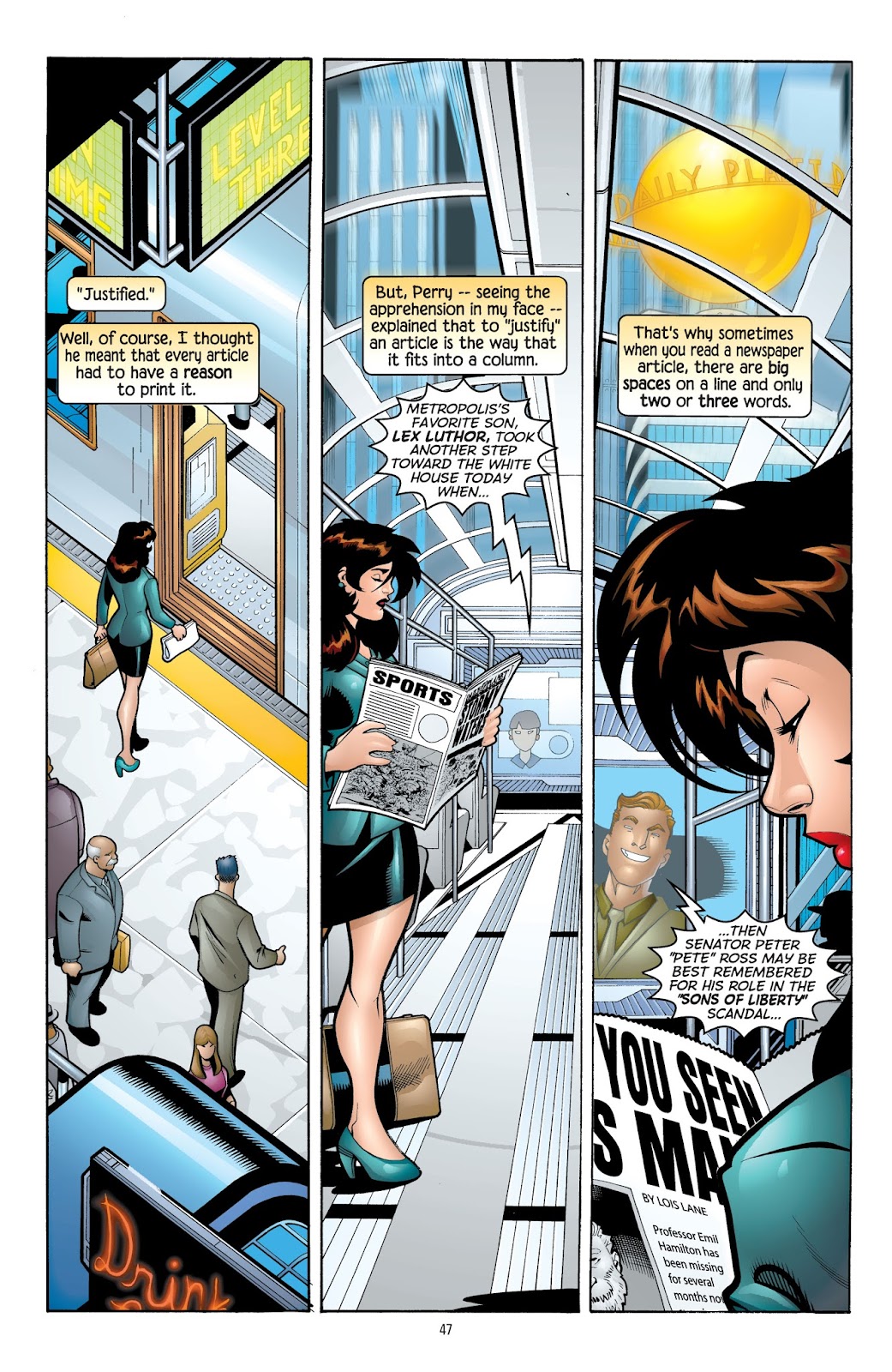 Superman: President Luthor issue TPB - Page 47