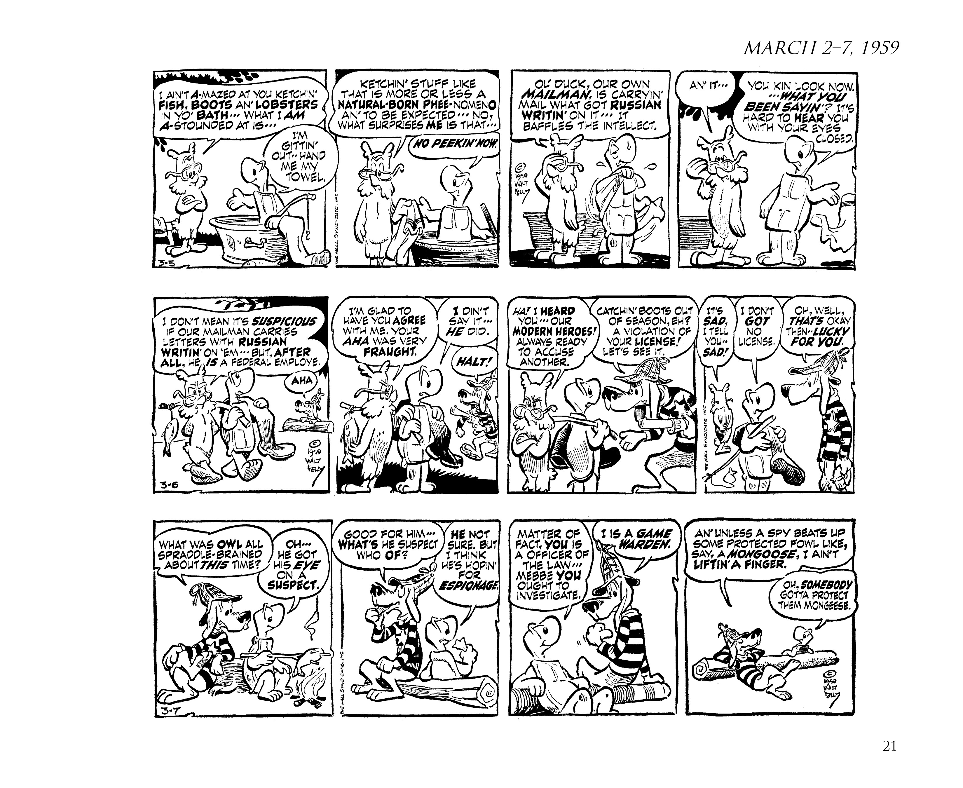 Read online Pogo by Walt Kelly: The Complete Syndicated Comic Strips comic -  Issue # TPB 6 (Part 1) - 31