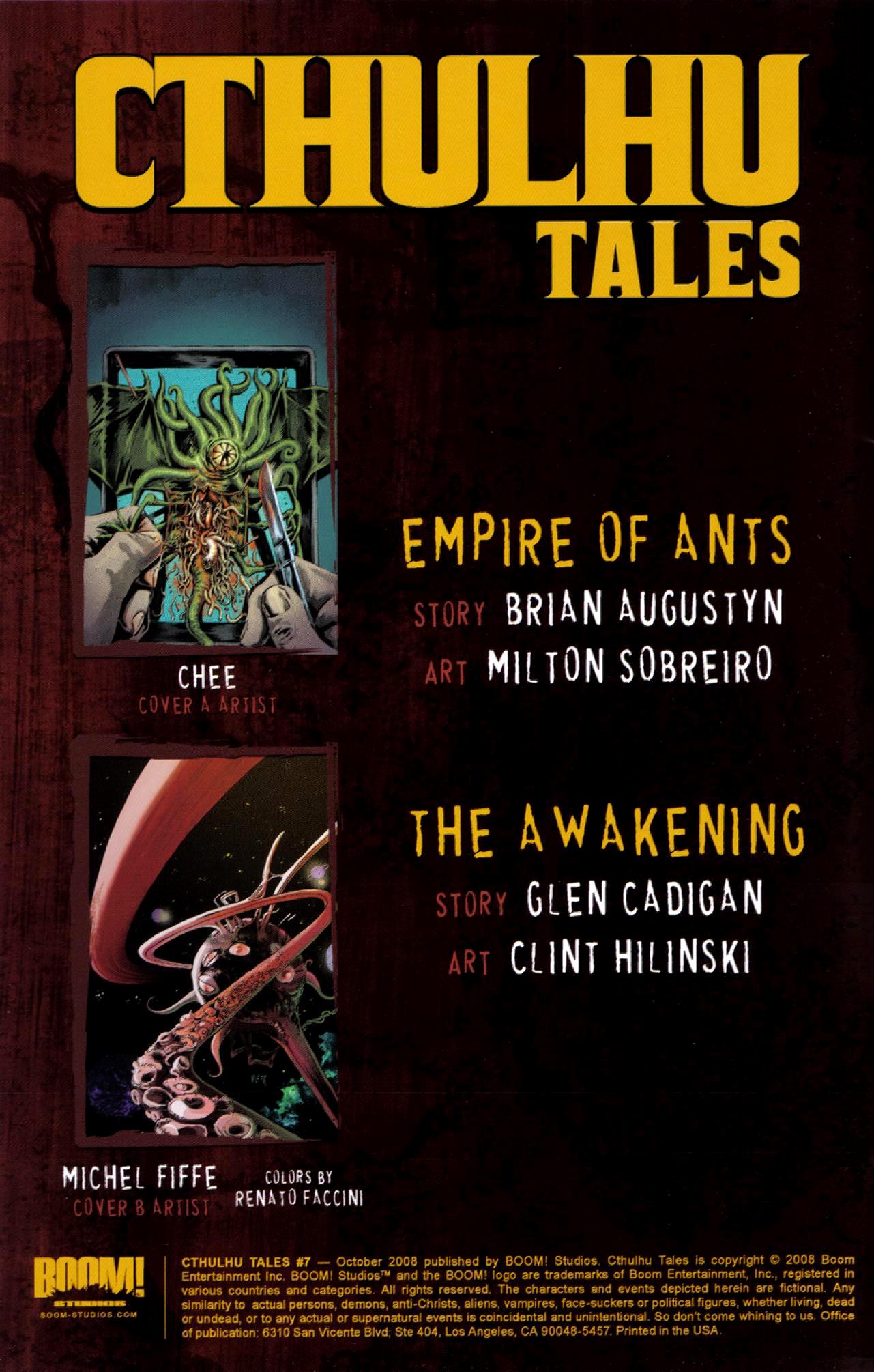 Read online Cthulhu Tales comic -  Issue #7 - 2
