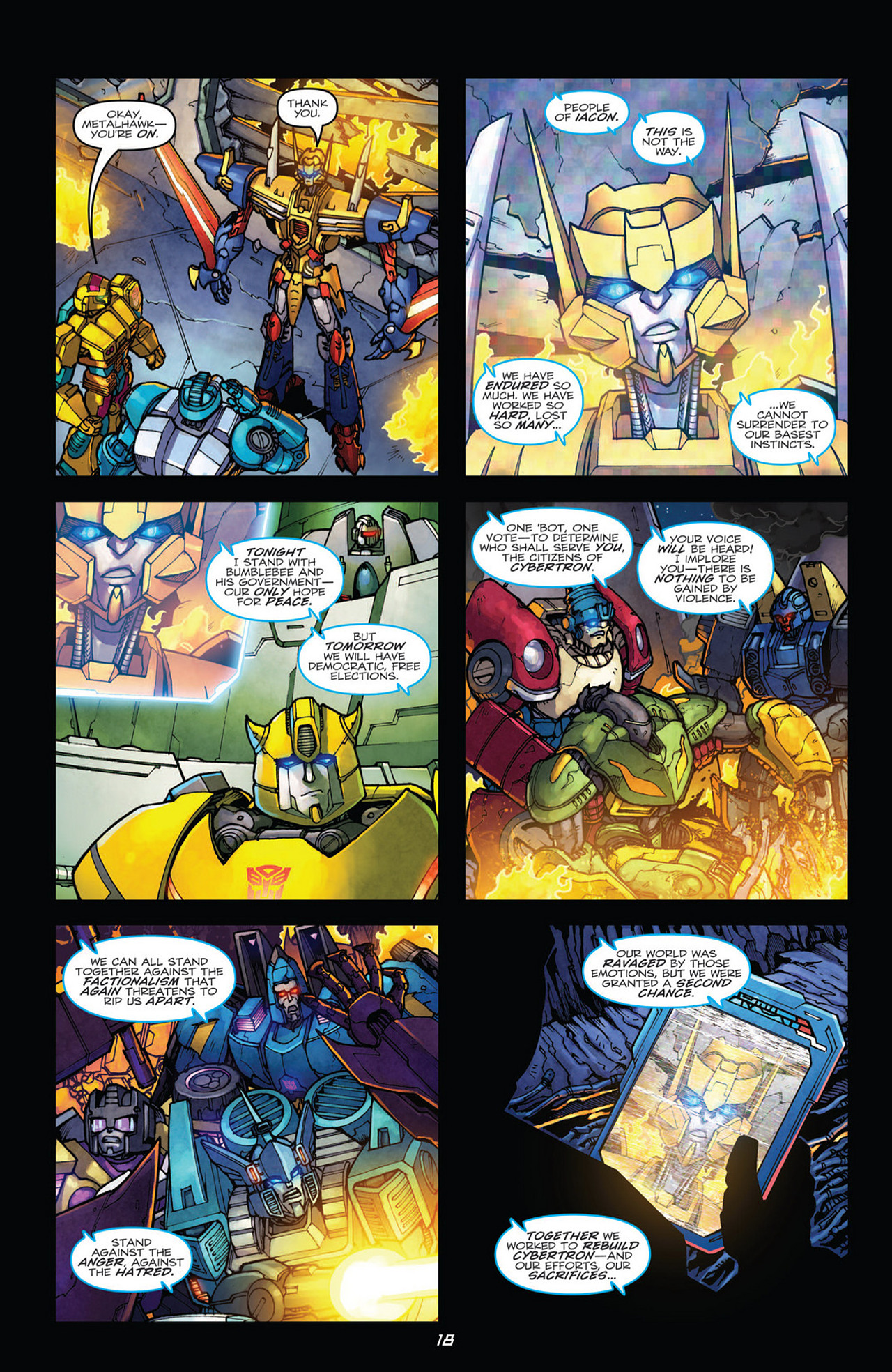 Read online Transformers: Robots In Disguise (2012) comic -  Issue #13 - 20