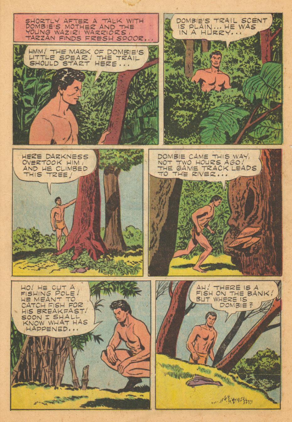 Read online Tarzan (1948) comic -  Issue #78 - 21