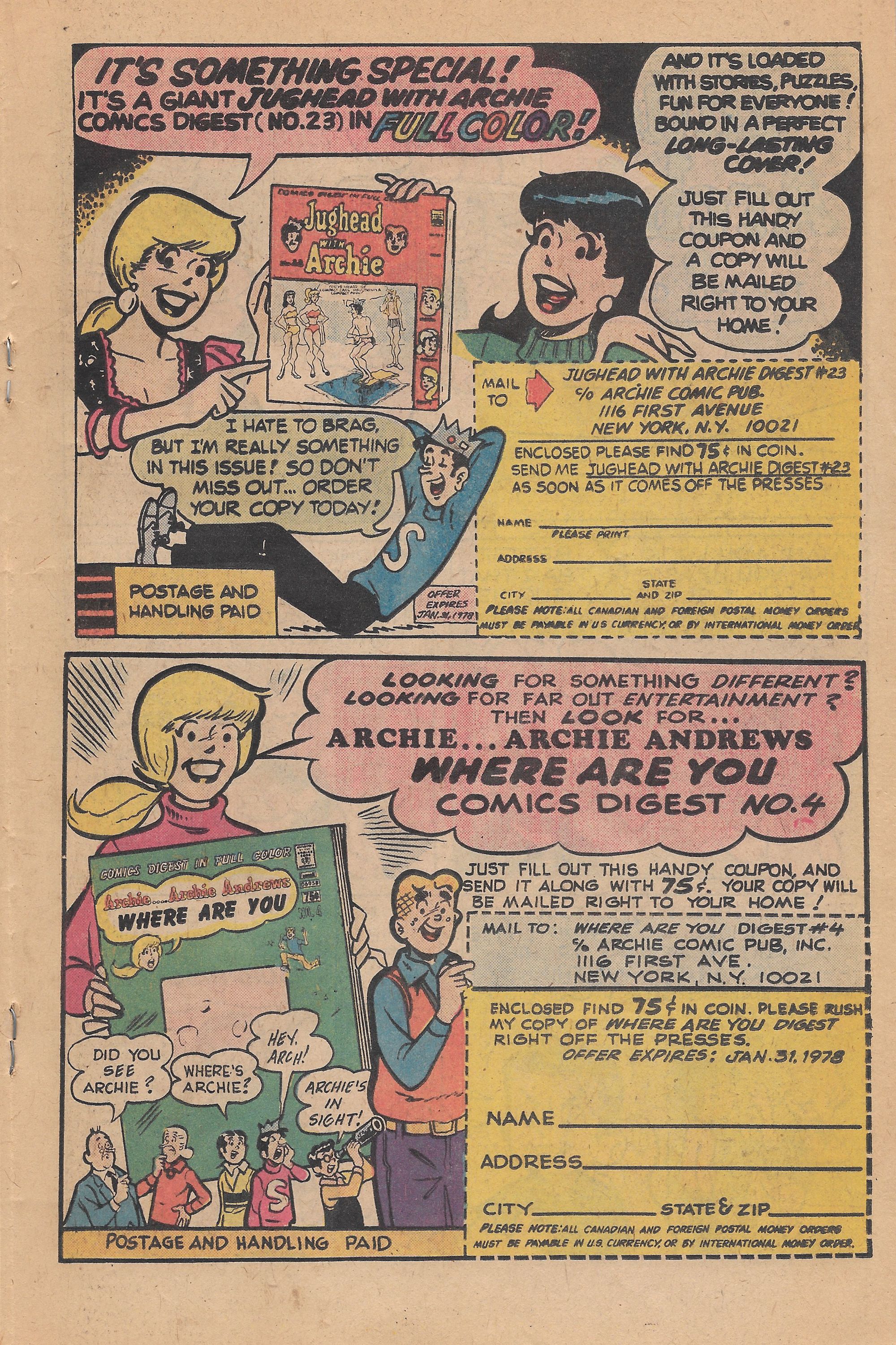Read online Archie's TV Laugh-Out comic -  Issue #53 - 19