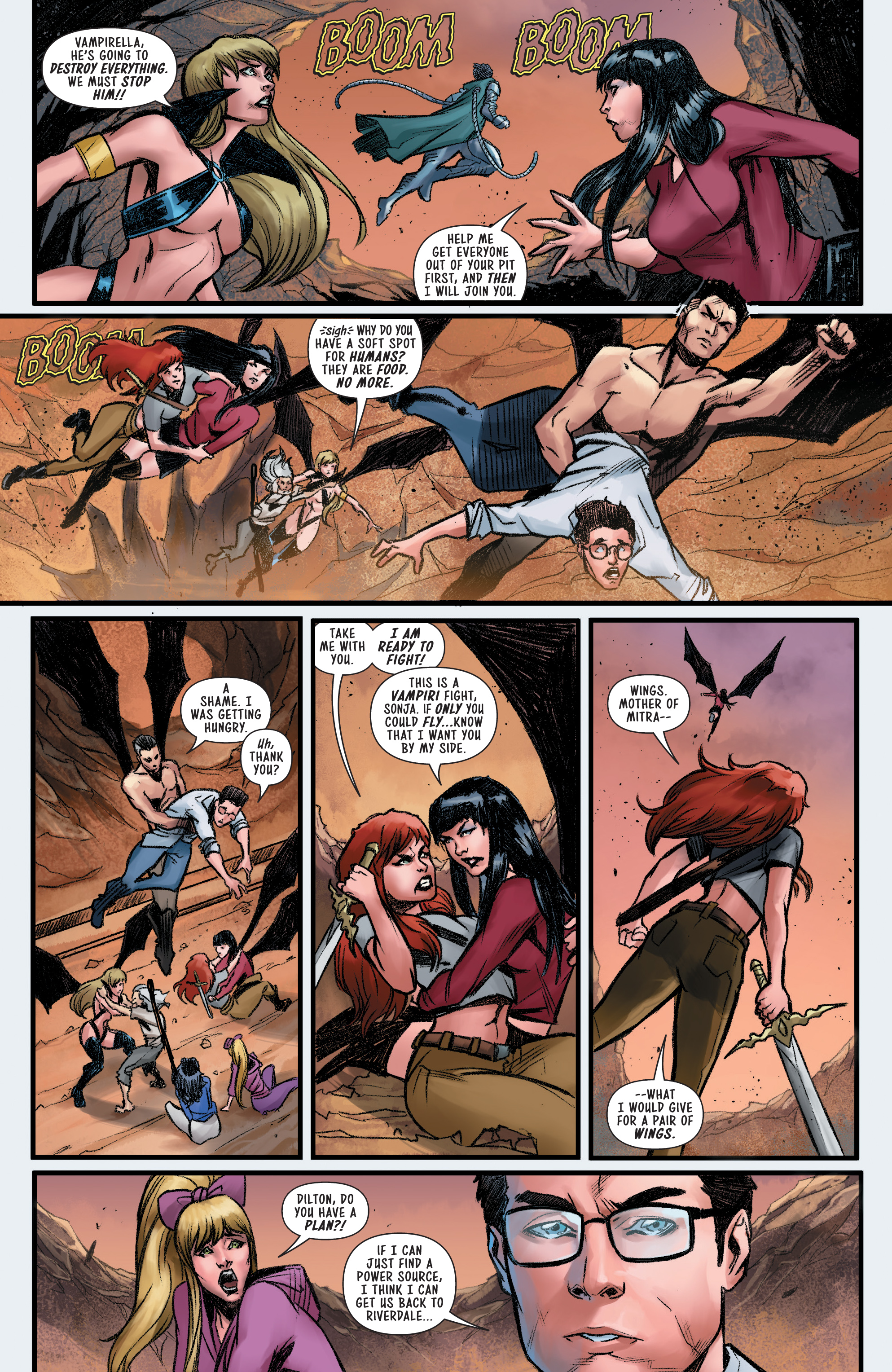Read online Red Sonja and Vampirella Meet Betty and Veronica comic -  Issue #11 - 13
