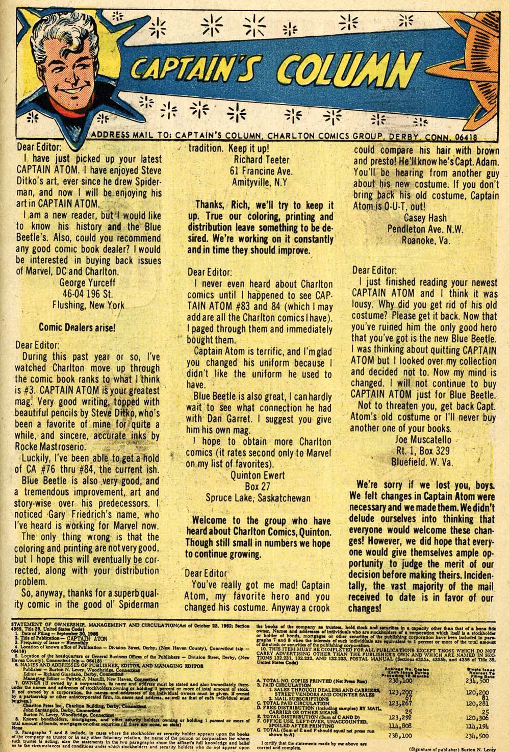 Read online Captain Atom (1965) comic -  Issue #86 - 20