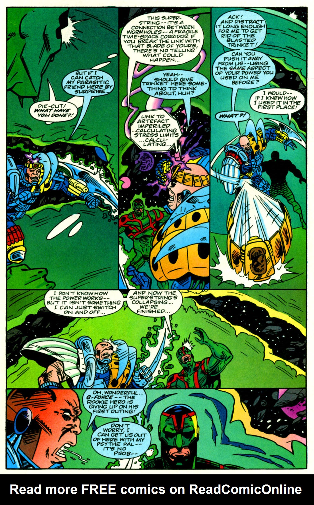 Read online Die Cut vs. G-Force comic -  Issue #1 - 19
