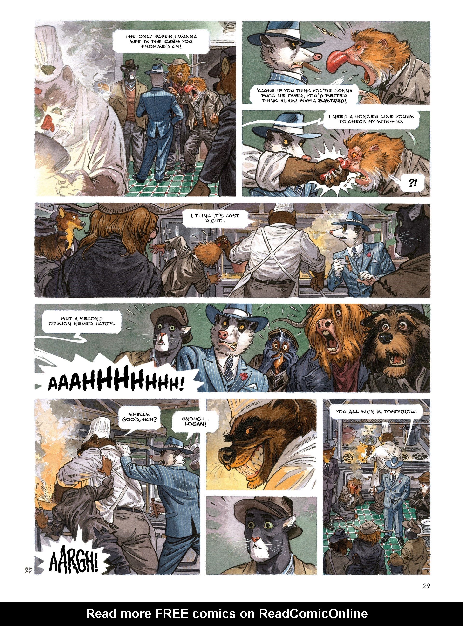 Read online Blacksad: They All Fall Down · Part One comic -  Issue # TPB - 31